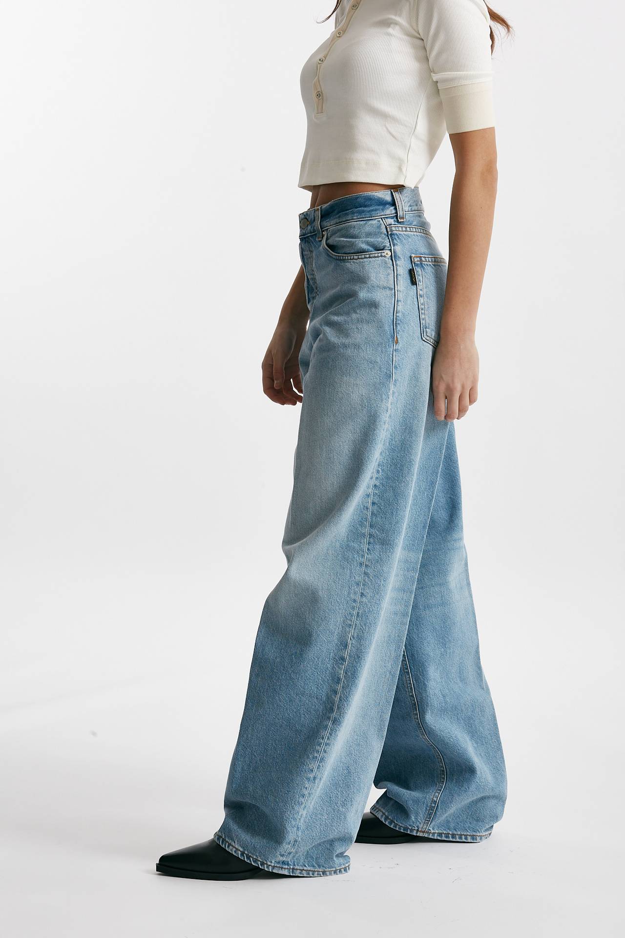 Jeans boyfit over BETHANY chiaro