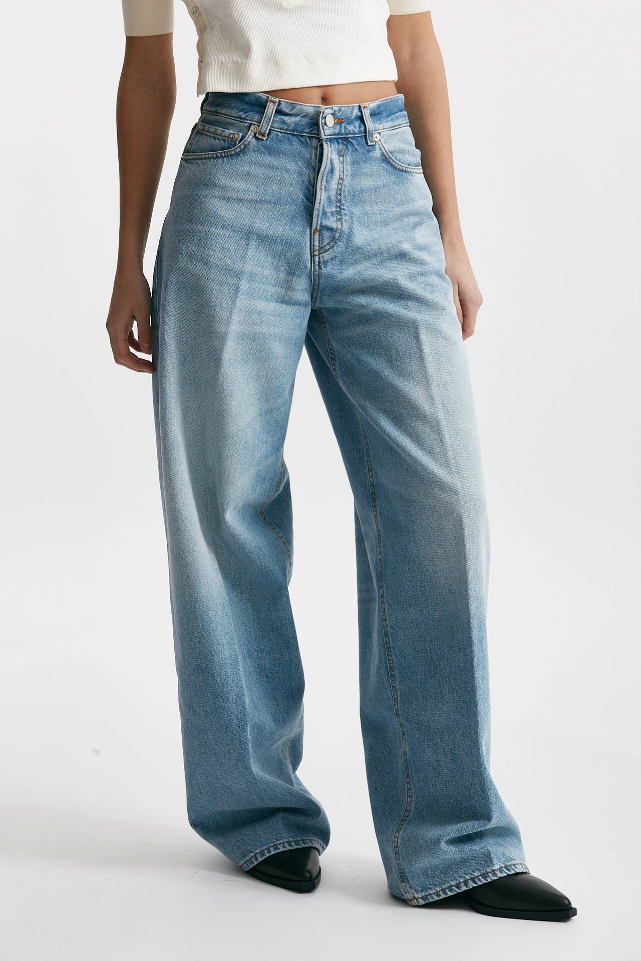 Jeans boyfit over BETHANY chiaro