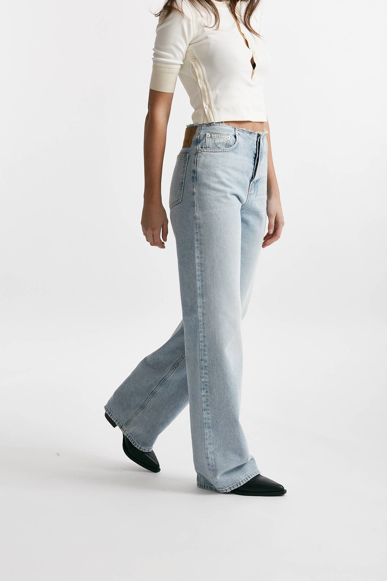 Jeans palazzo KOREA chiaro