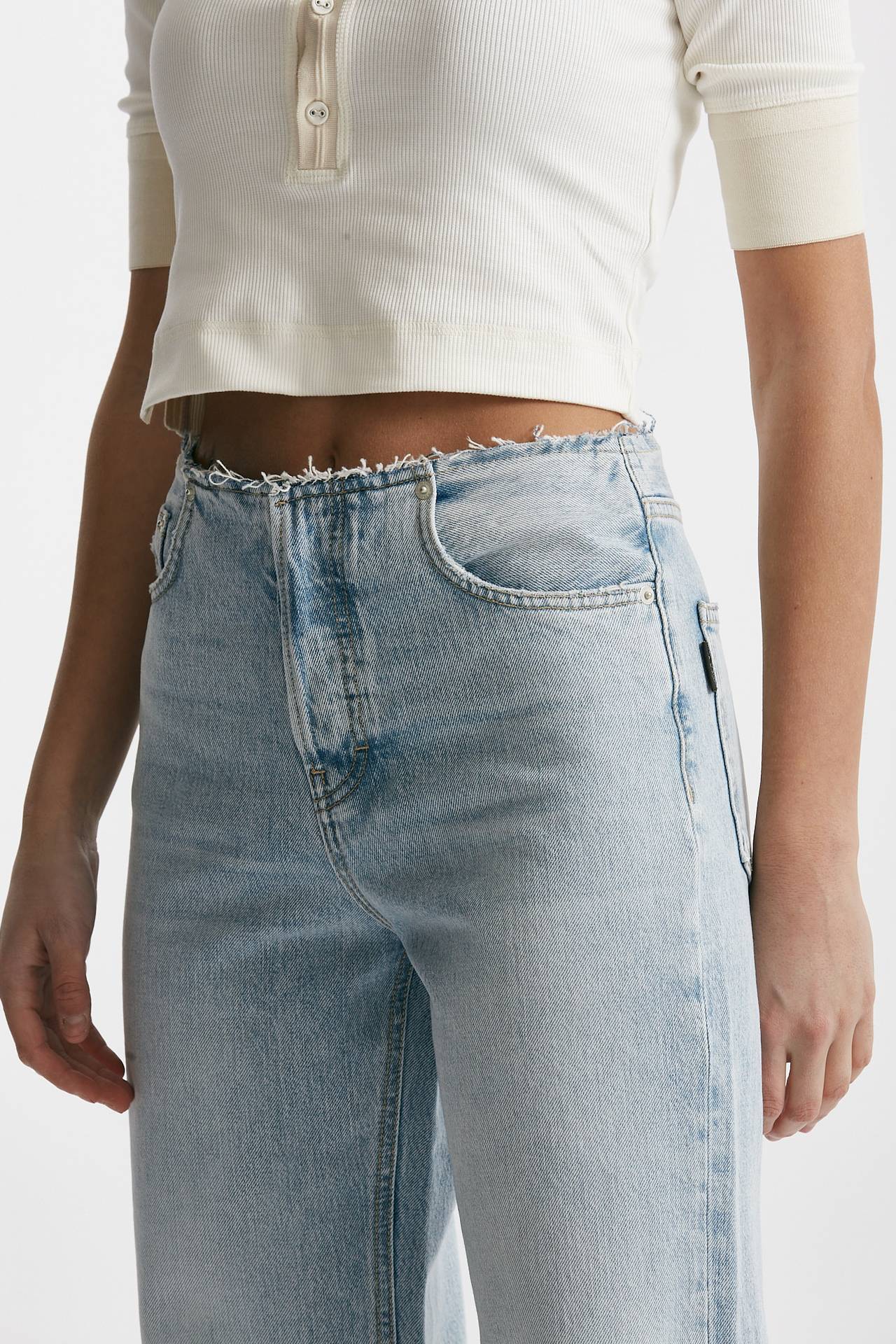 Jeans palazzo KOREA chiaro