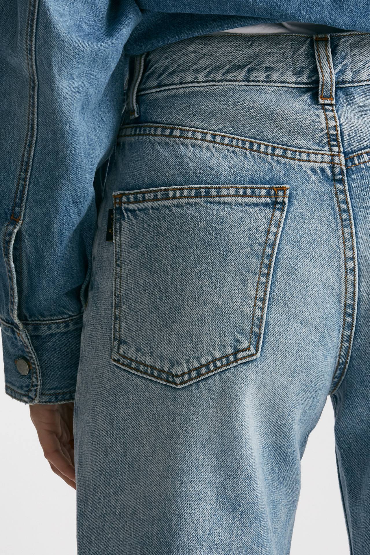 Jeans palazzo KOREA lavaggio chiaro