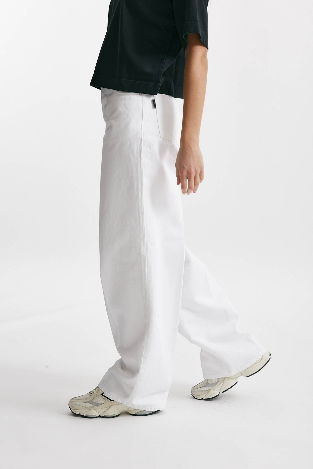 Jeans boyfit over BETHANY bianco