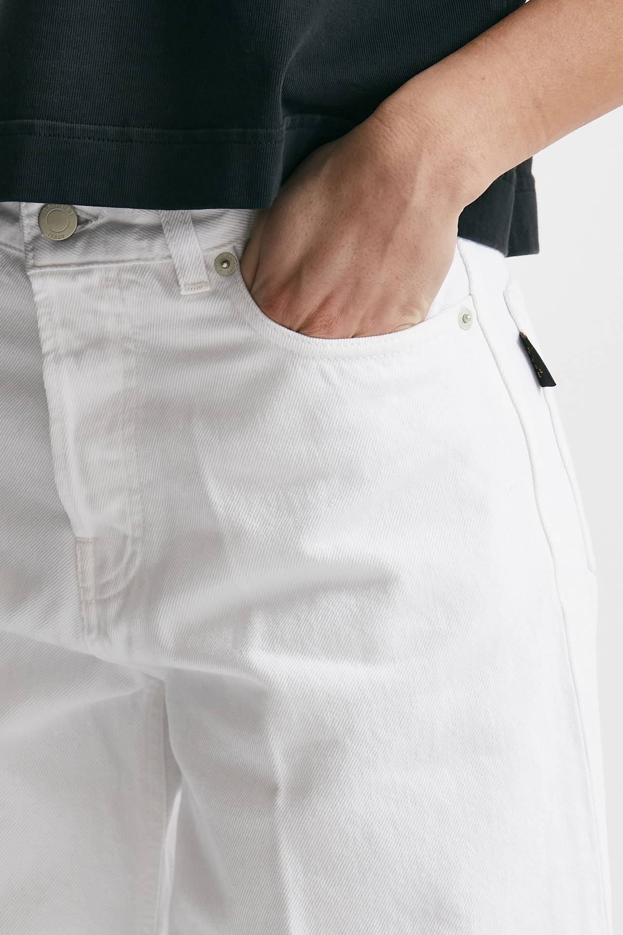 Jeans boyfit over BETHANY bianco