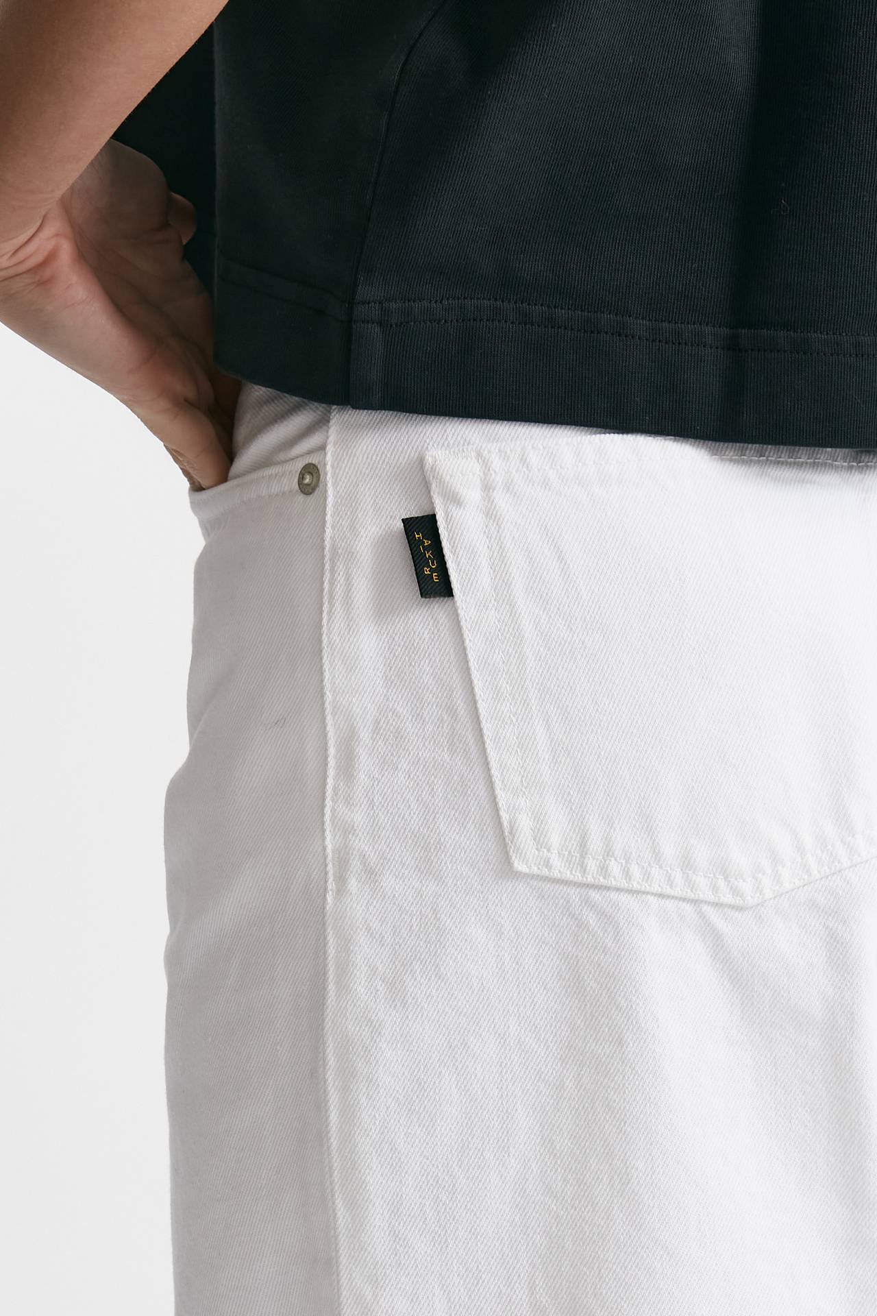 Jeans boyfit over BETHANY bianco