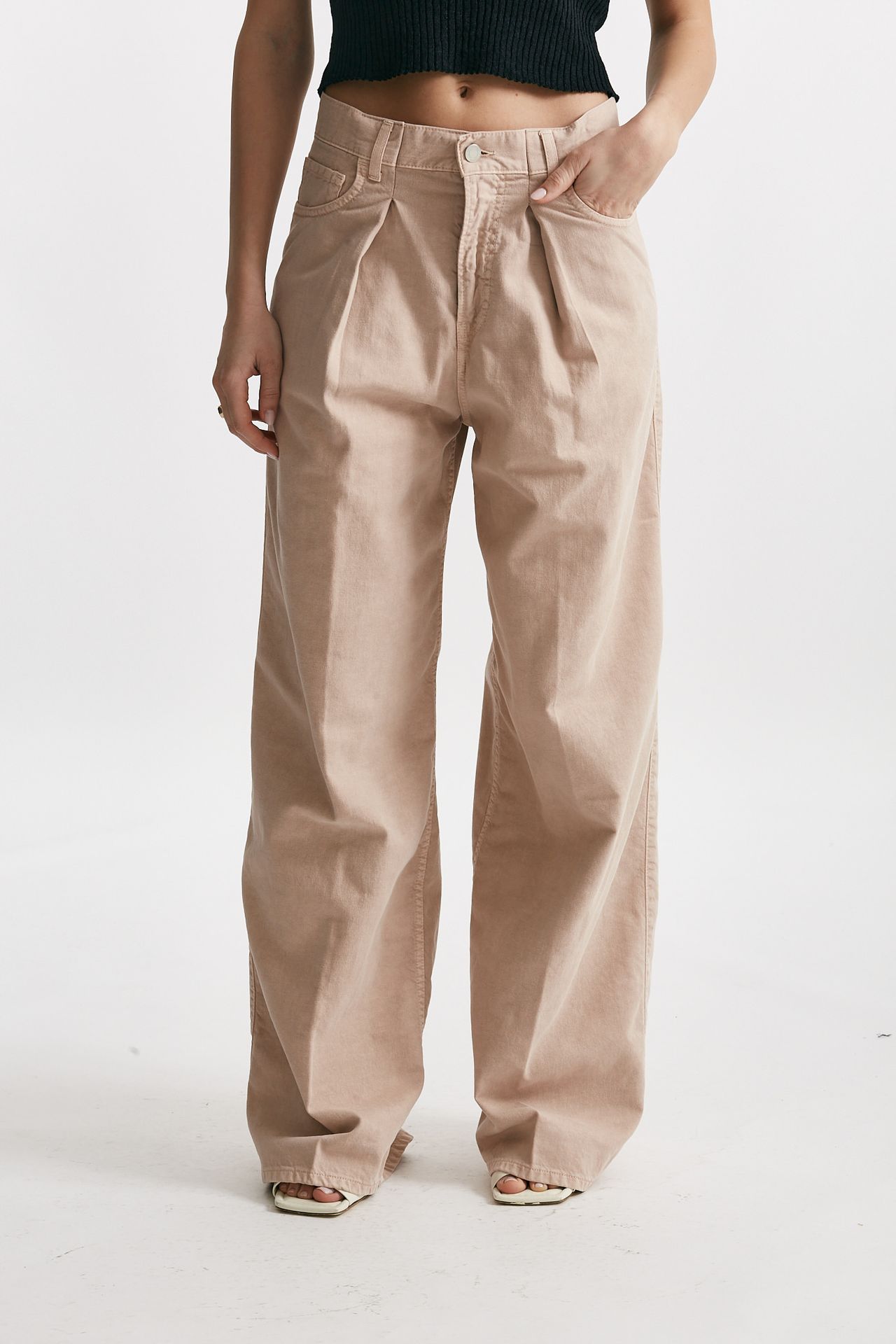 Jeans boyfit over CANDY Rosa chiaro