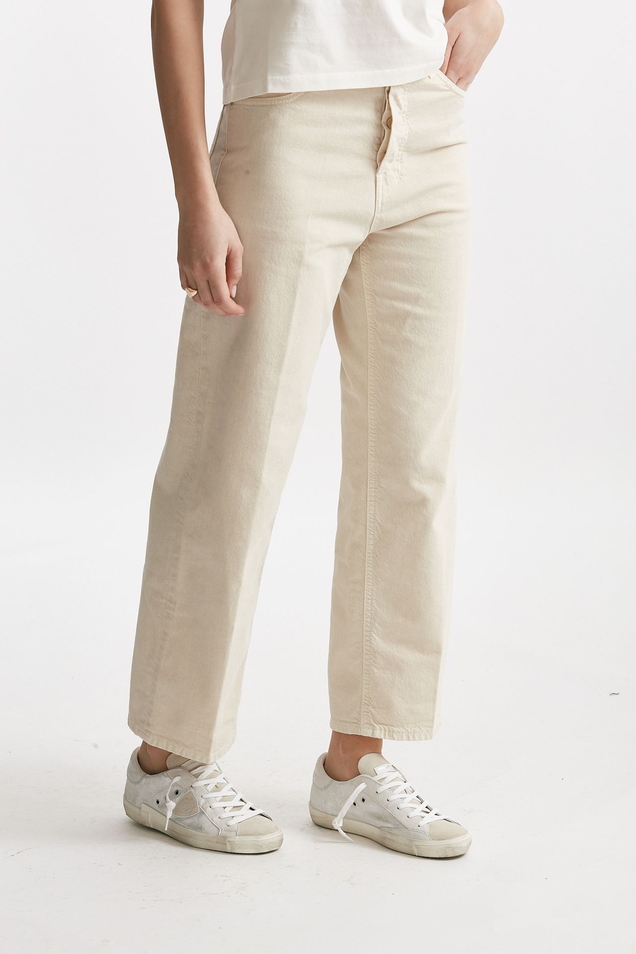 Jeans boy BETTY beige chiaro