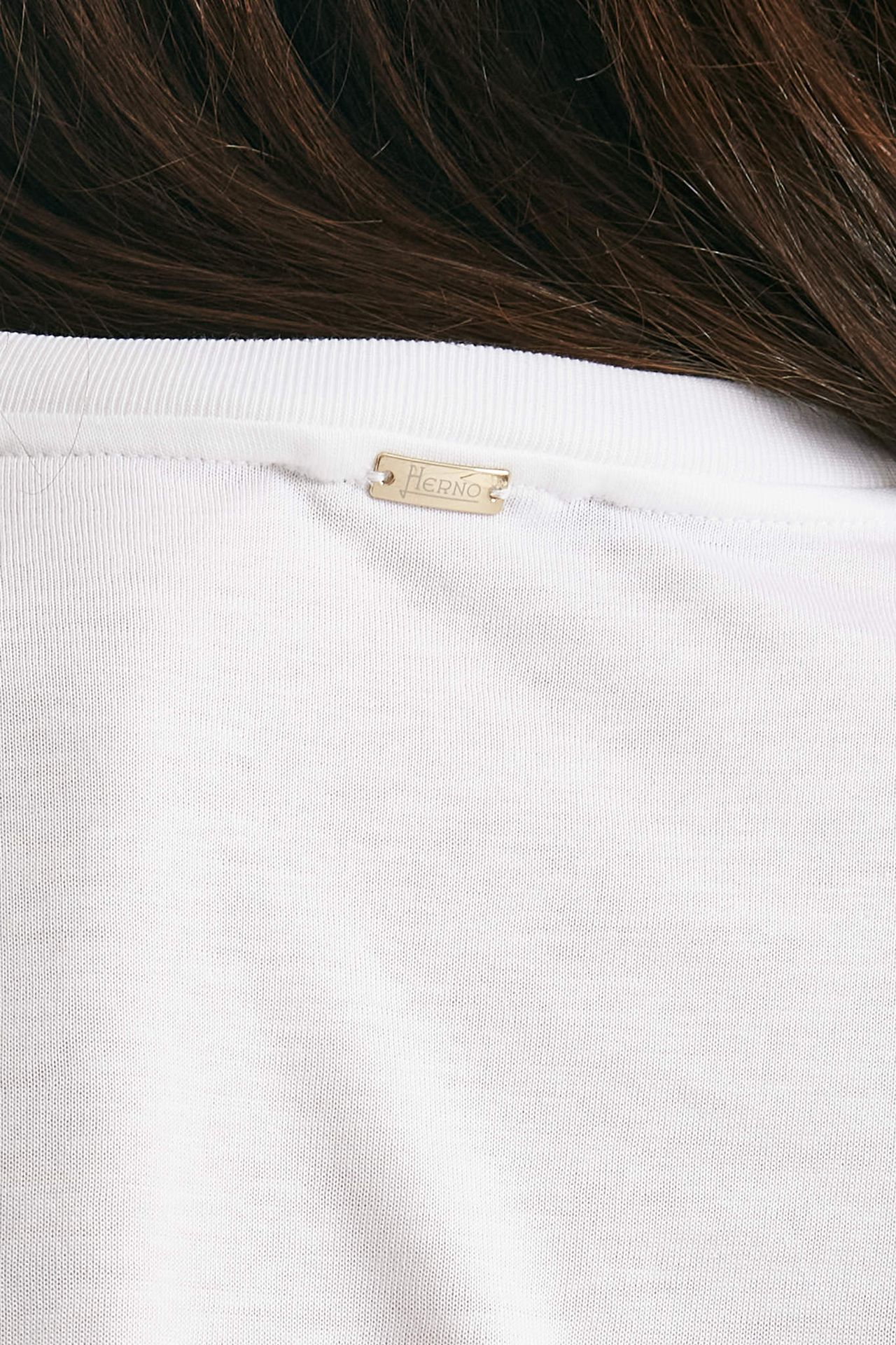 T-shirt basica in cotone bianco
