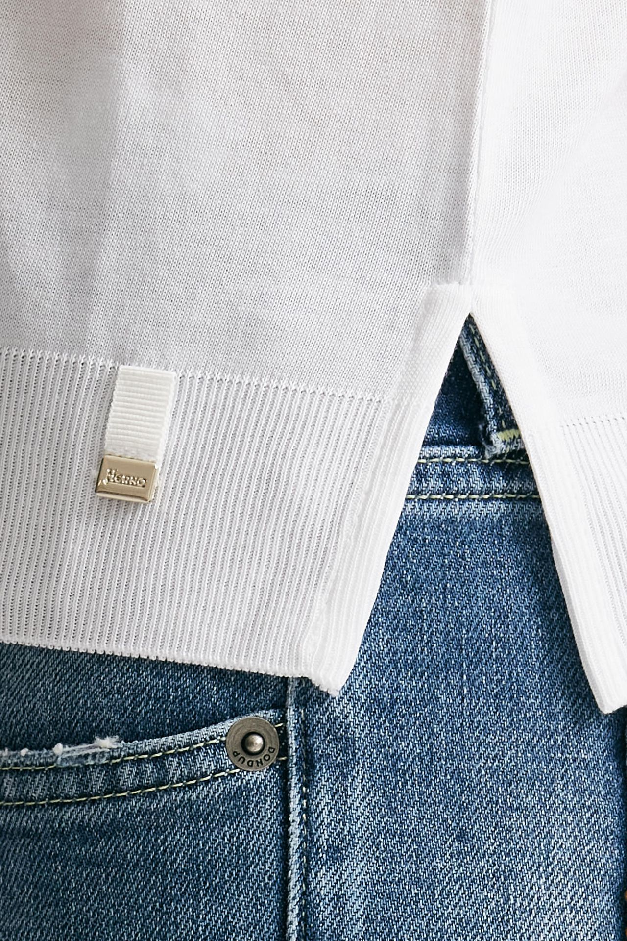T-shirt basica in cotone bianco