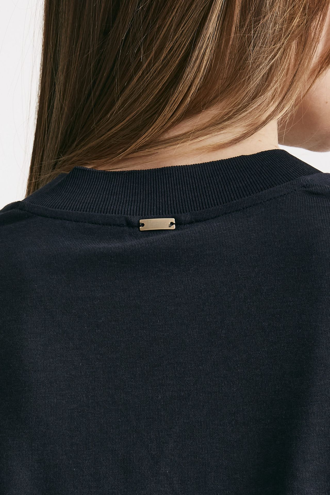 Maglia scollo a v blu