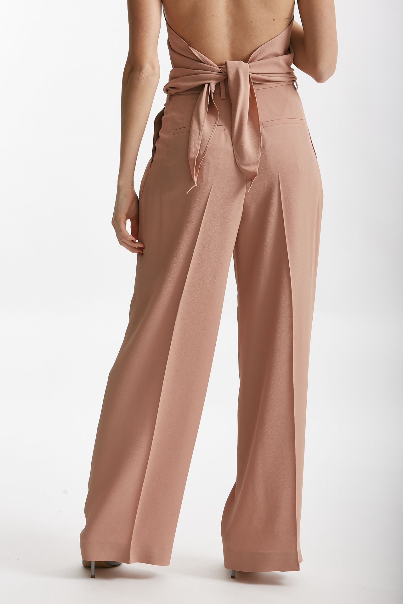 Pantalone fluido ELODIE osa cipria