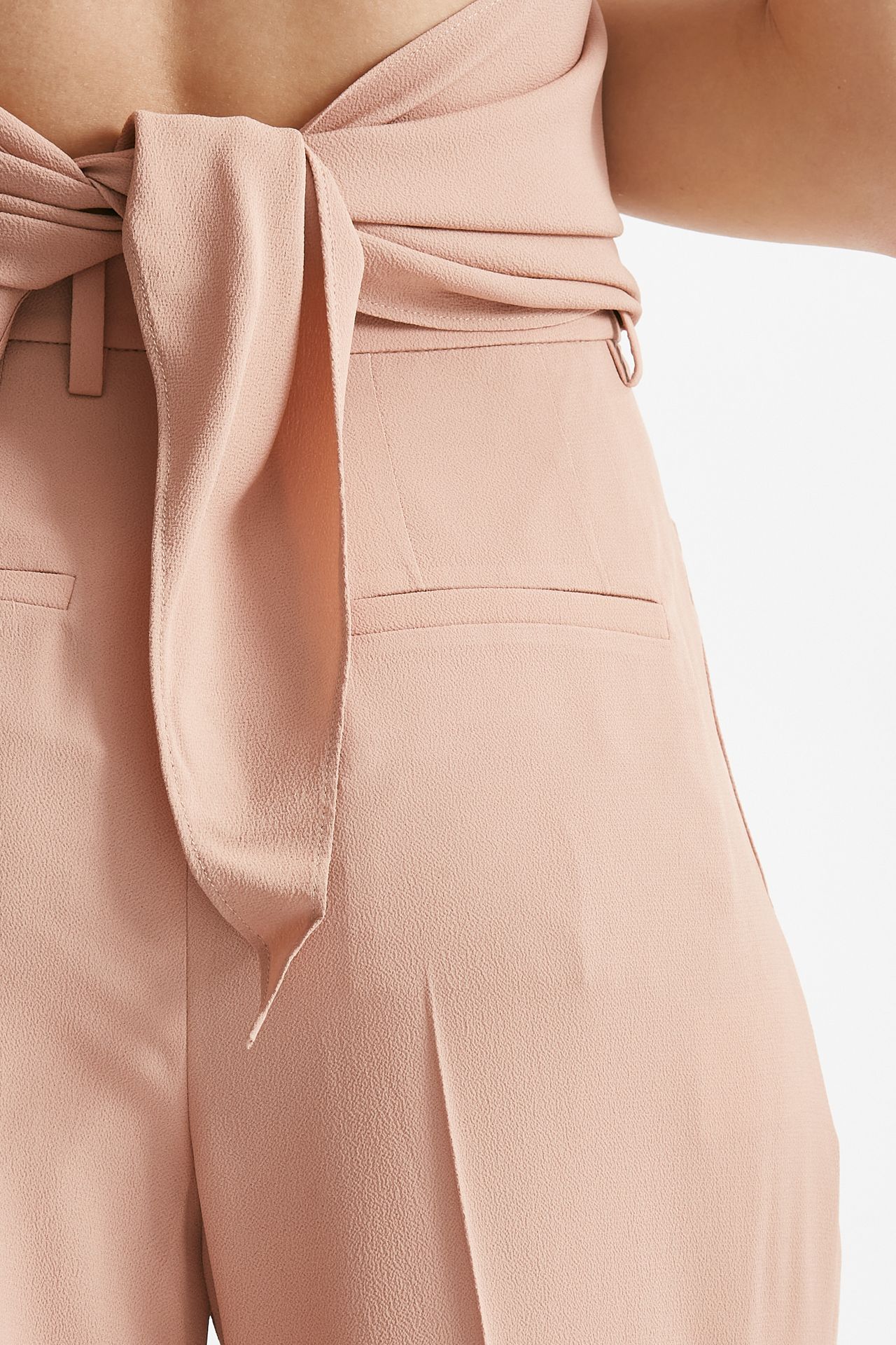 Pantalone fluido ELODIE osa cipria