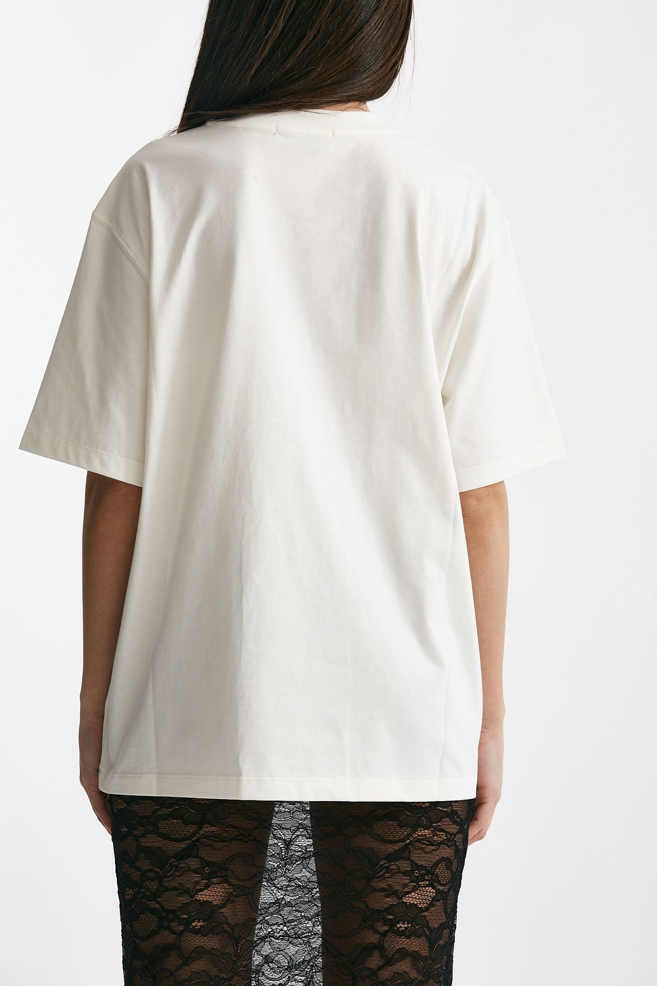 T-shirt over girocollo