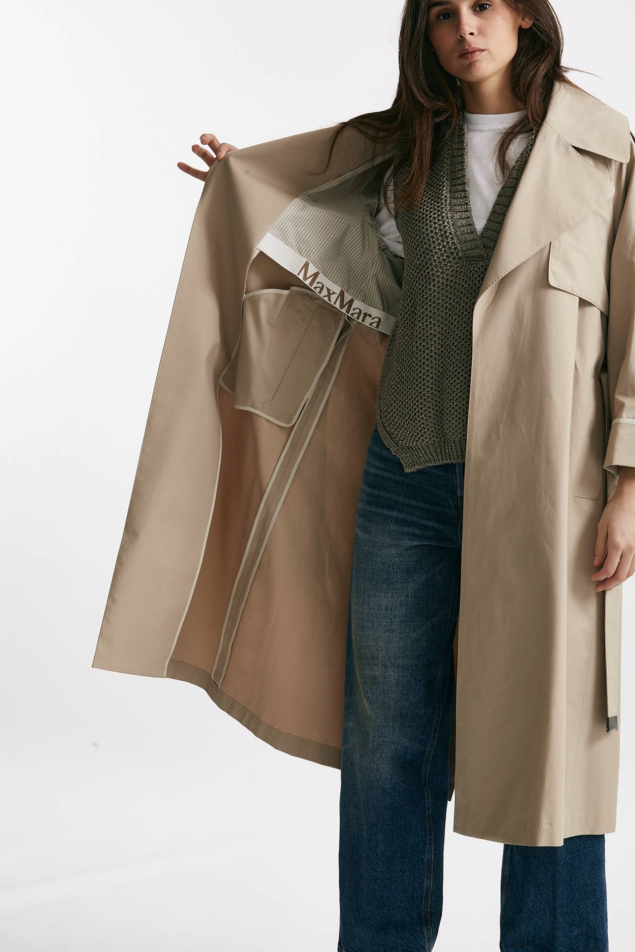 Trench over UTRENCH beige