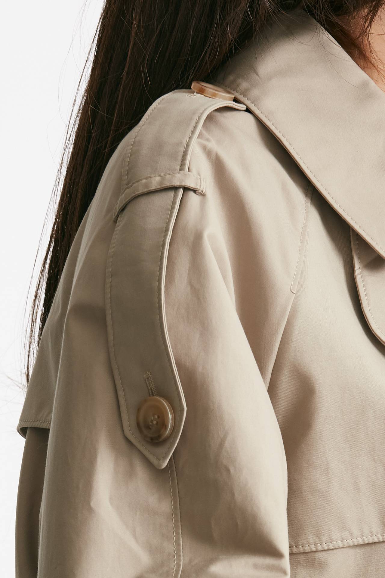 Trench corto DTRENCH beige