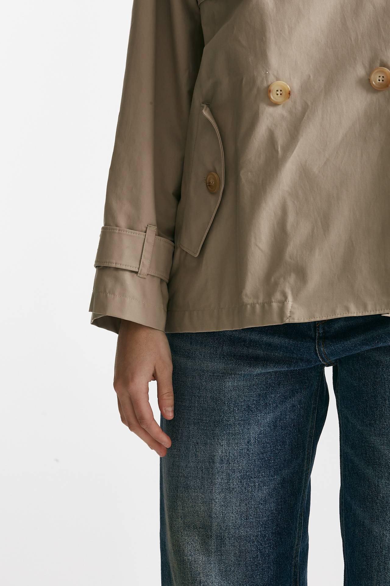Trench corto DTRENCH beige