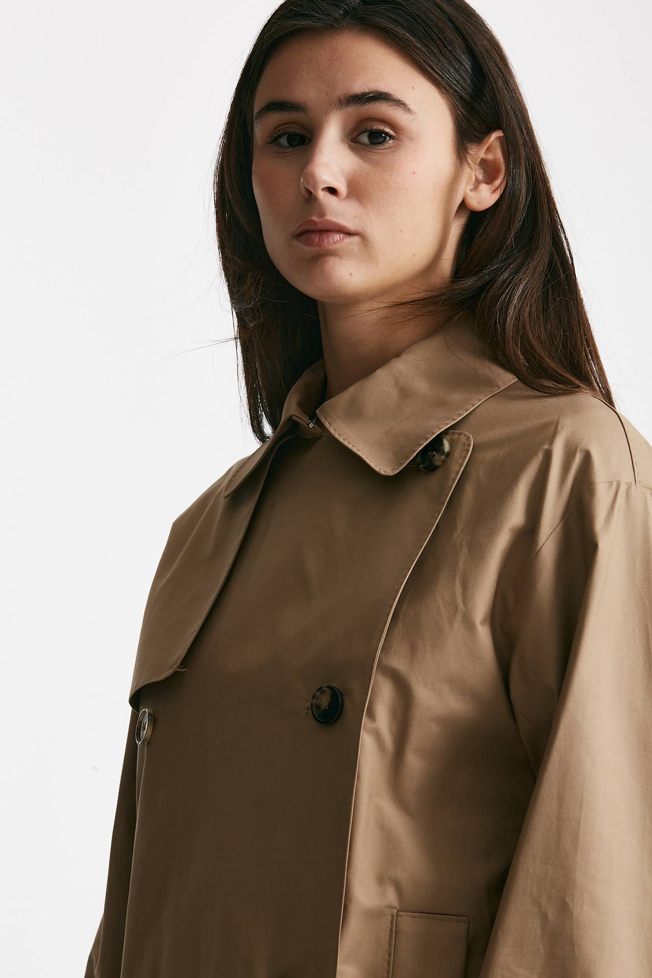 Trench corto ZENO in twill di cotone