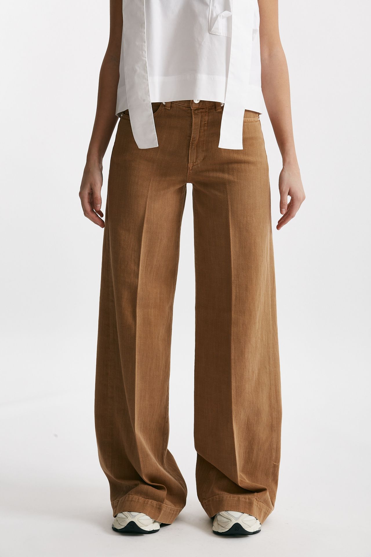 Pantalone palazzo NADIA cammello