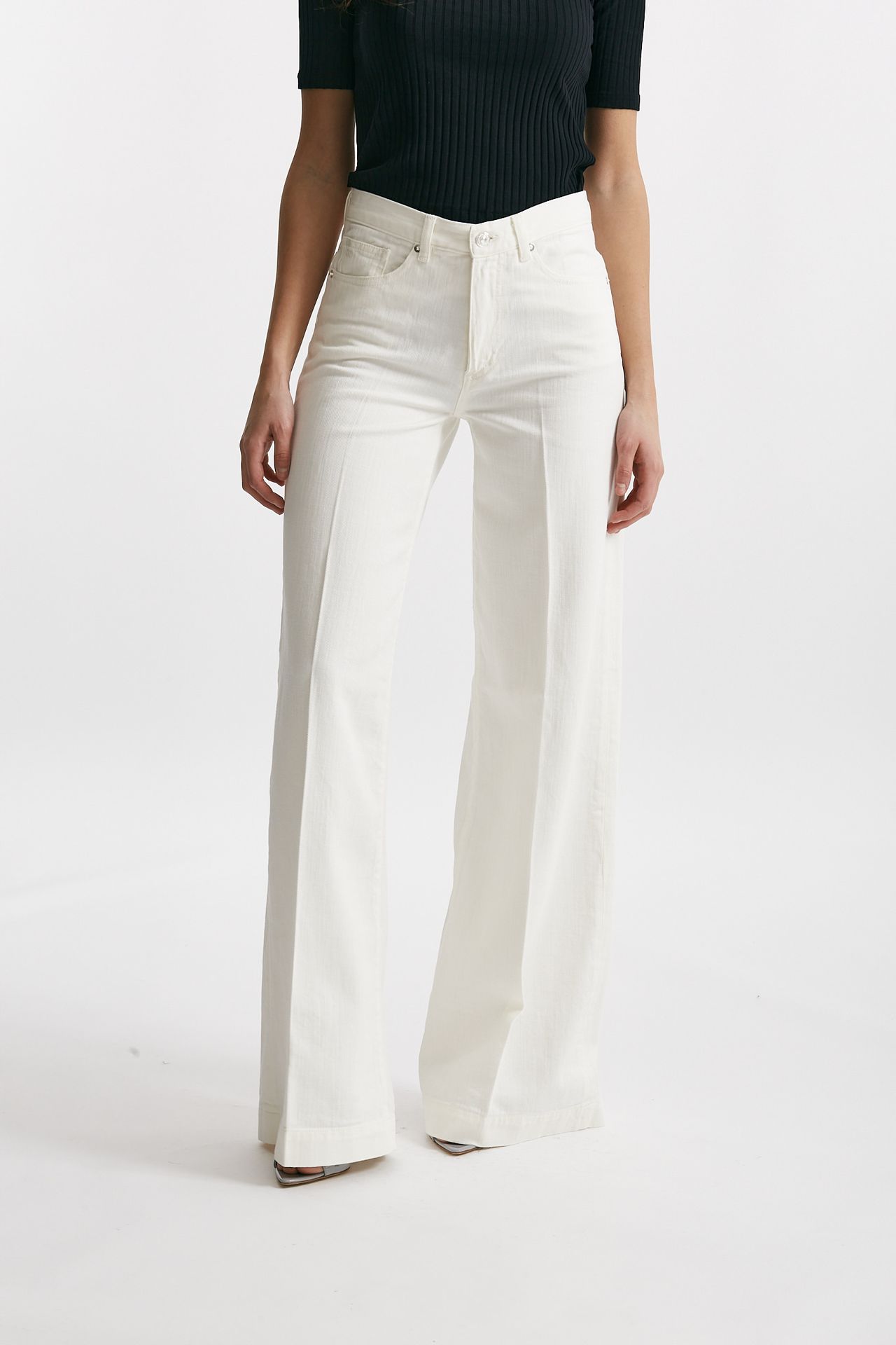 Pantalone palazzo NADIA bianco