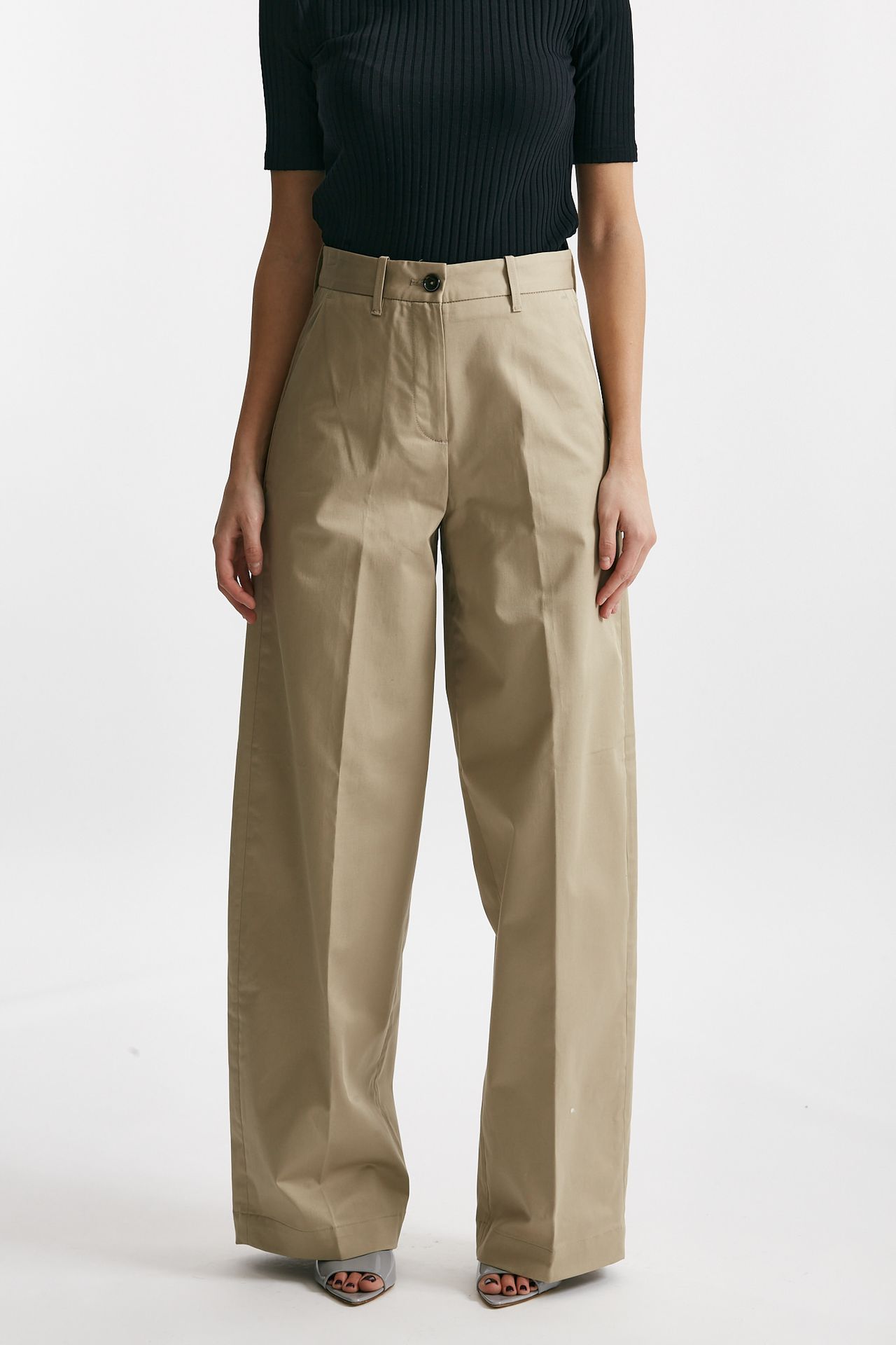 Pantalone palazzo NANCY beige