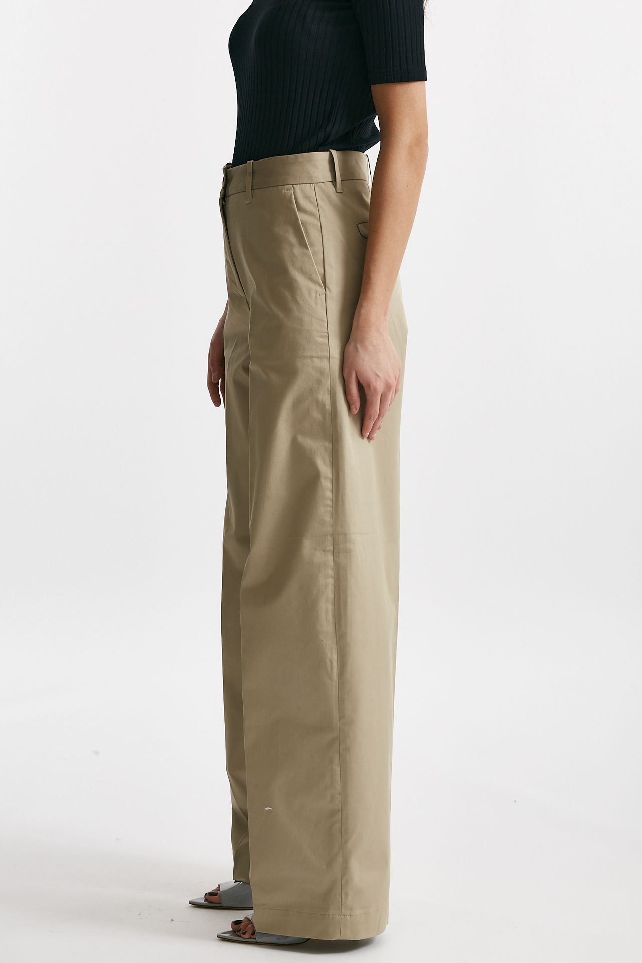 Pantalone palazzo NANCY beige
