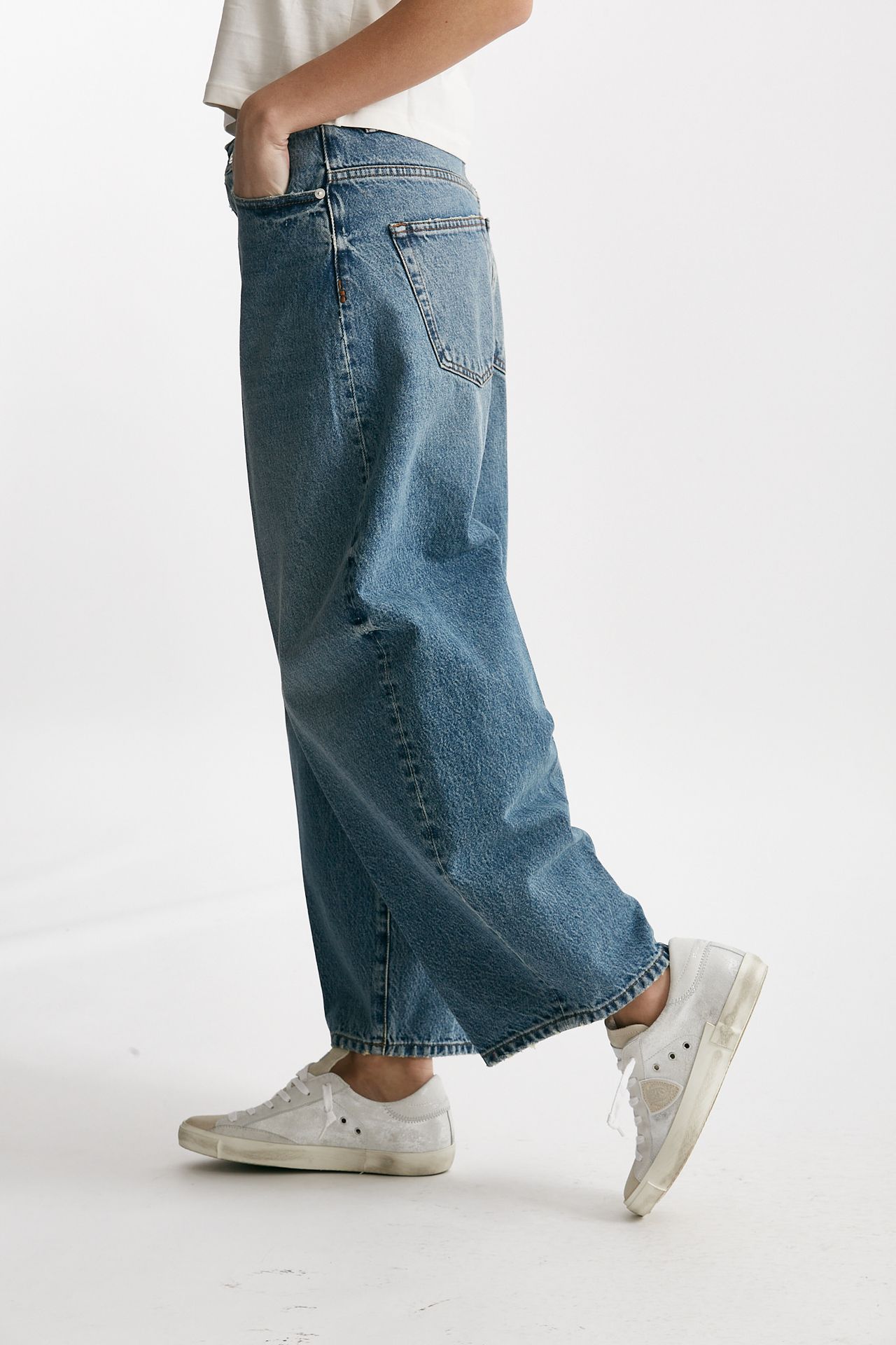 Jeans carrot MILENA Lavaggio medio chiaro