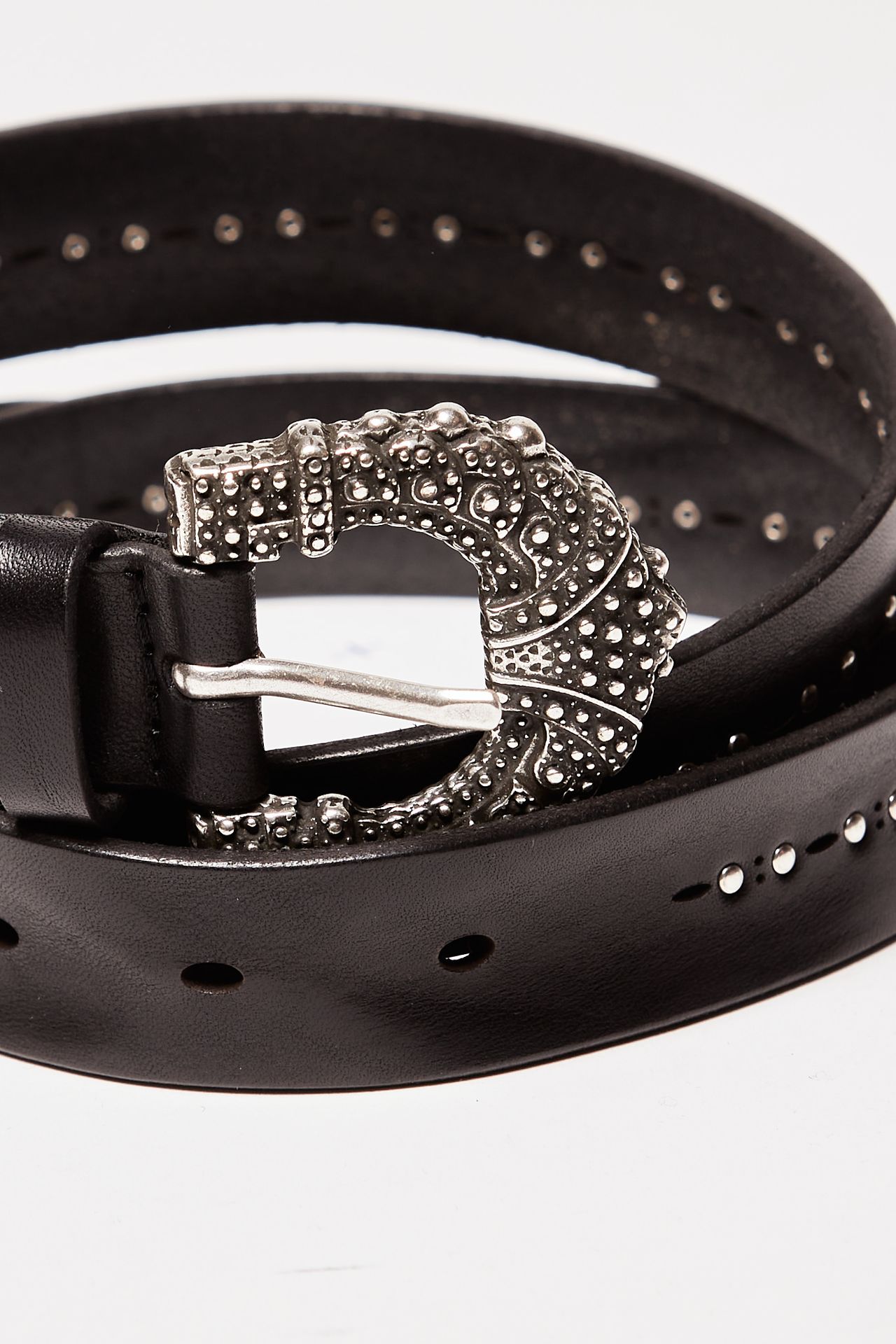 Cintura BULL SOFT D10390 in cuoio nero
