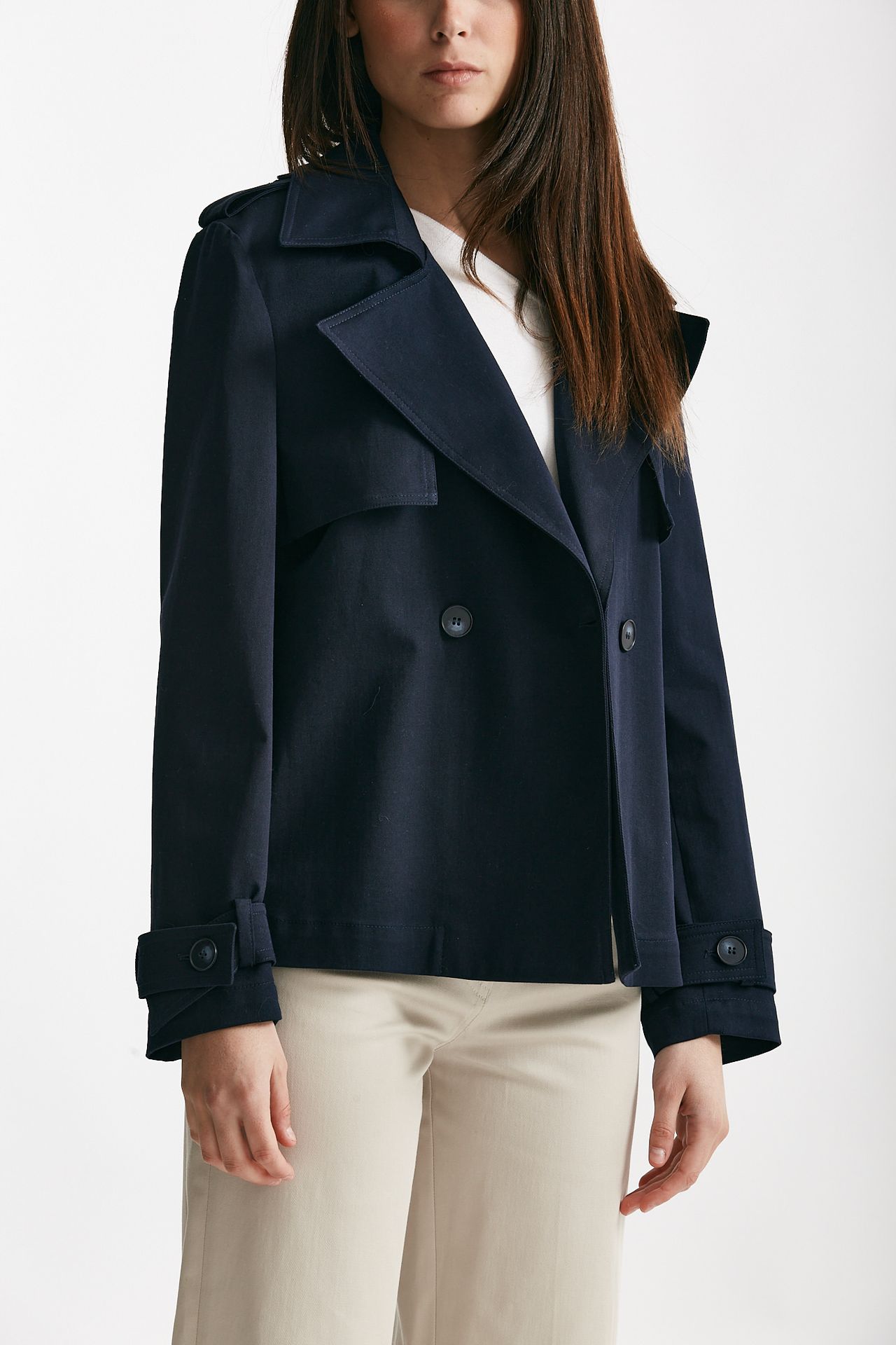 Giacca corta blu