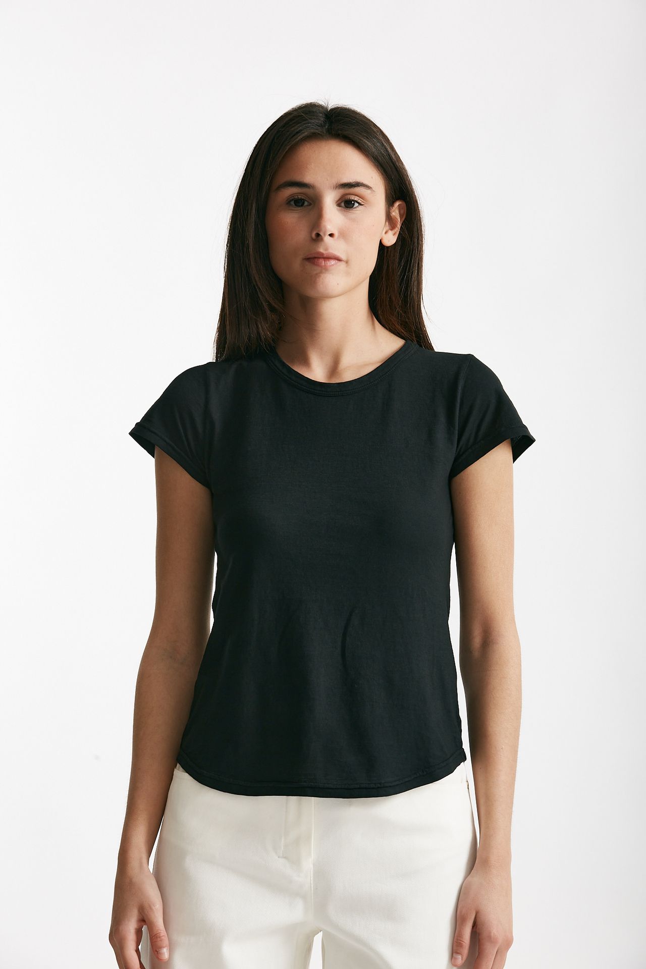 T-shirt basica girocollo nero