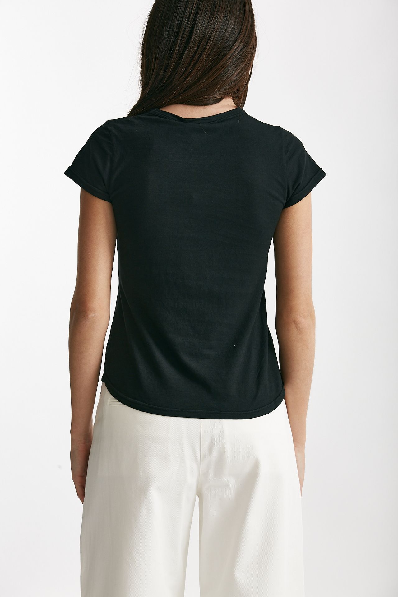 T-shirt basica girocollo nero