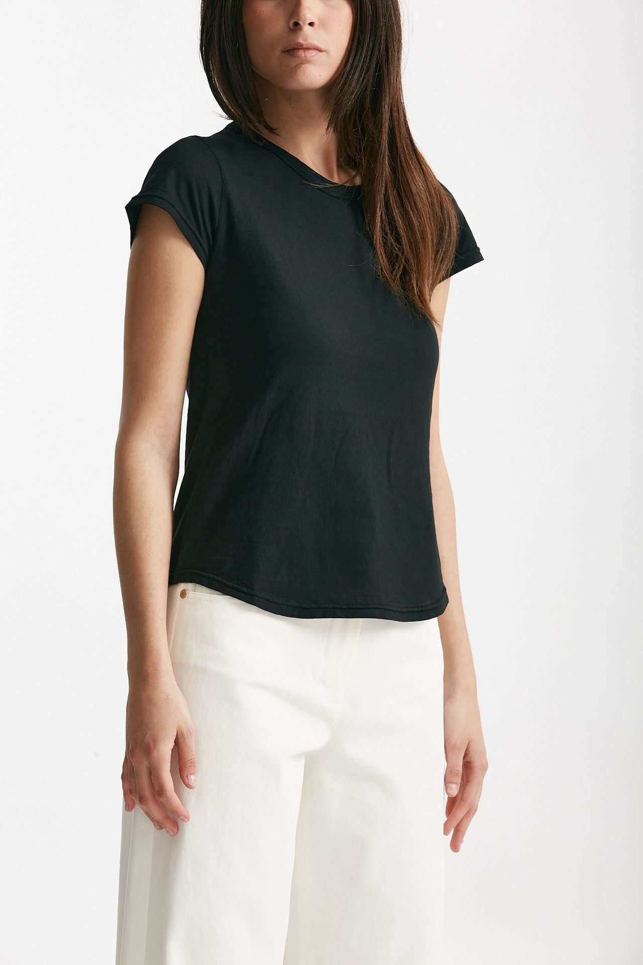 T-shirt basica girocollo nero