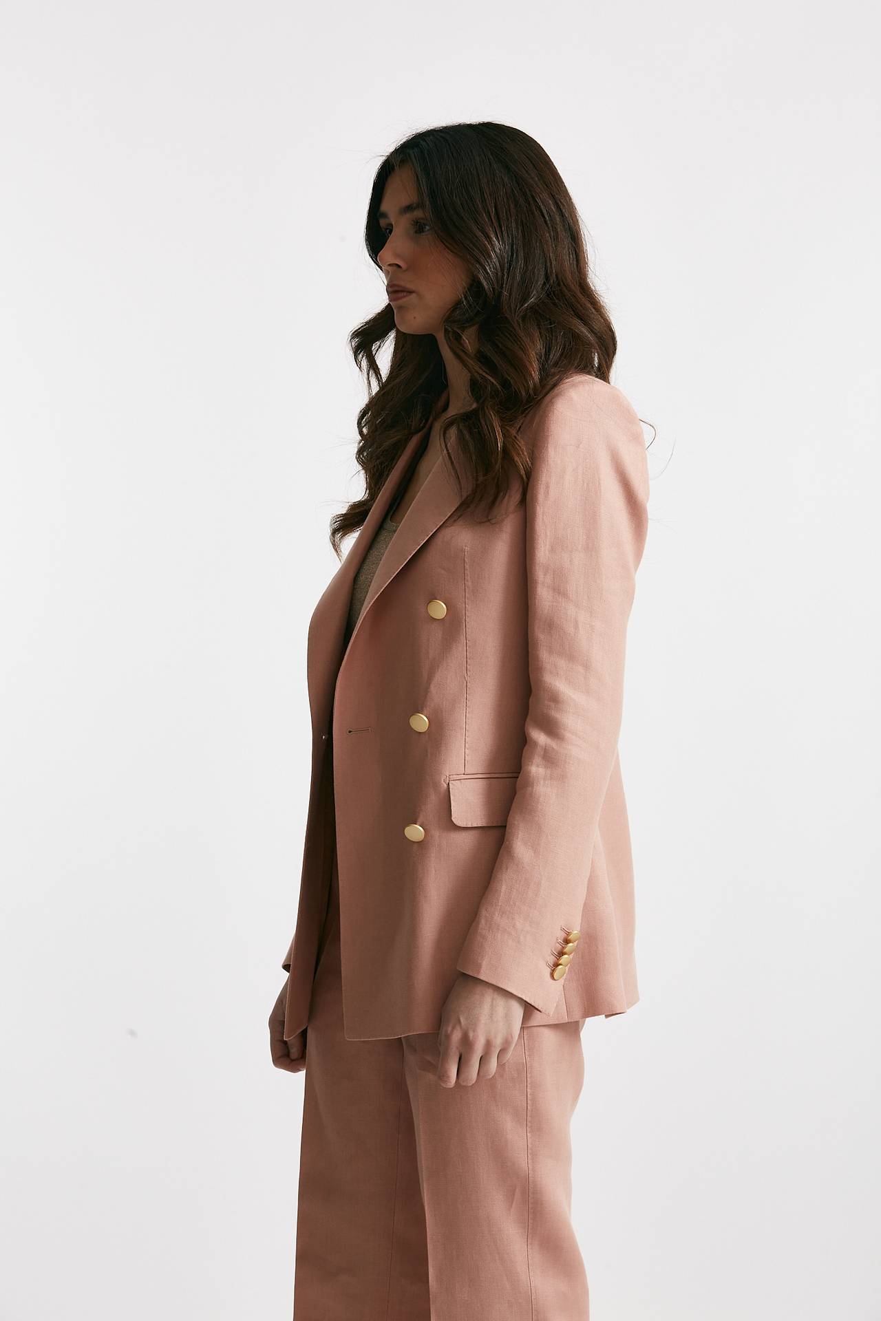 Tailleur doppiopetto T-PARIGI rosa