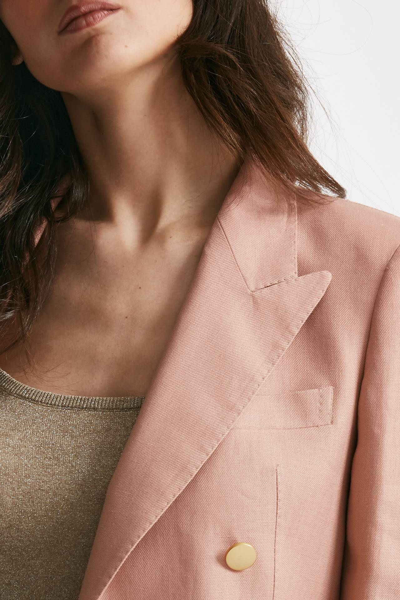 Tailleur doppiopetto T-PARIGI rosa
