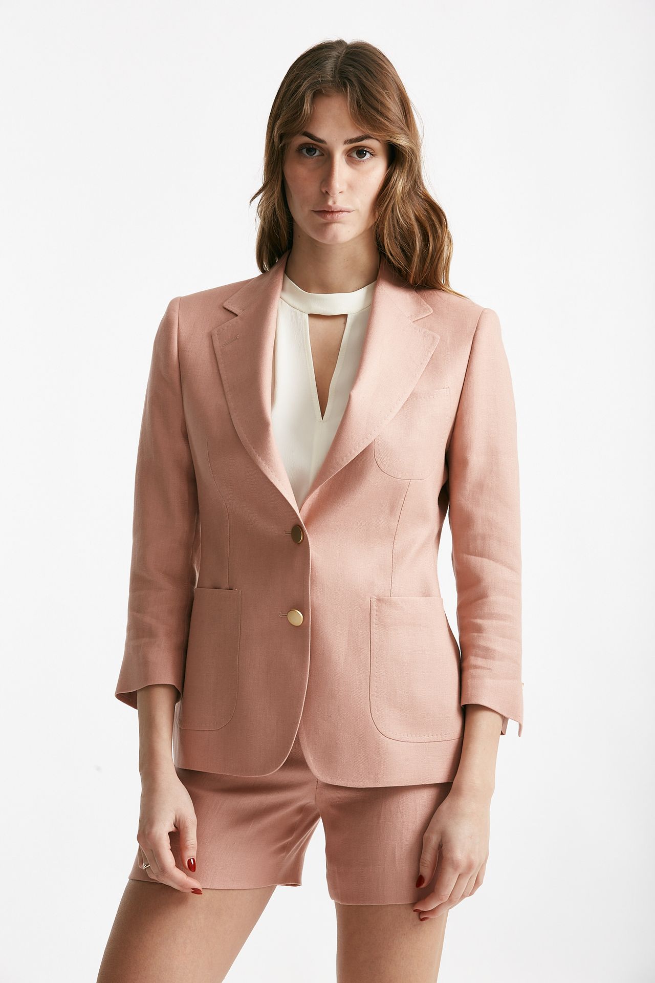 Giacca monopetto JDEBRA12L rosa