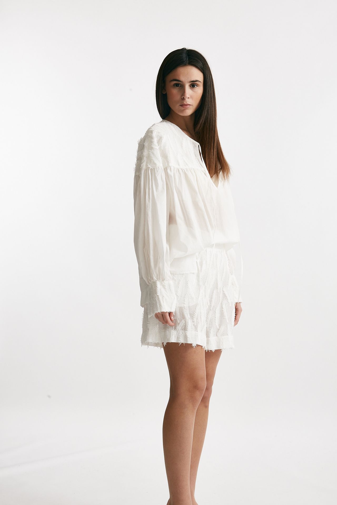 Camicia over bianco