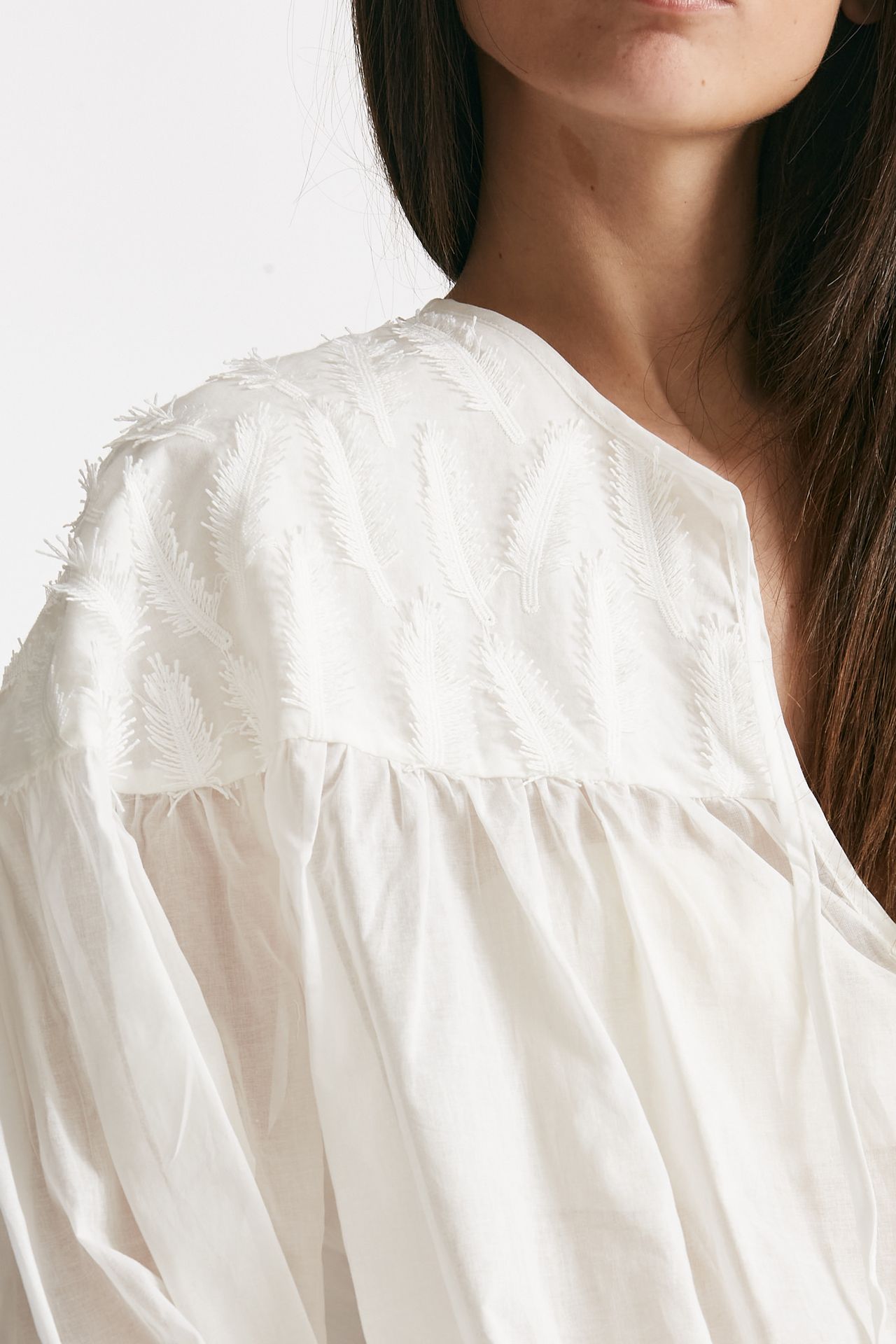 Camicia over bianco