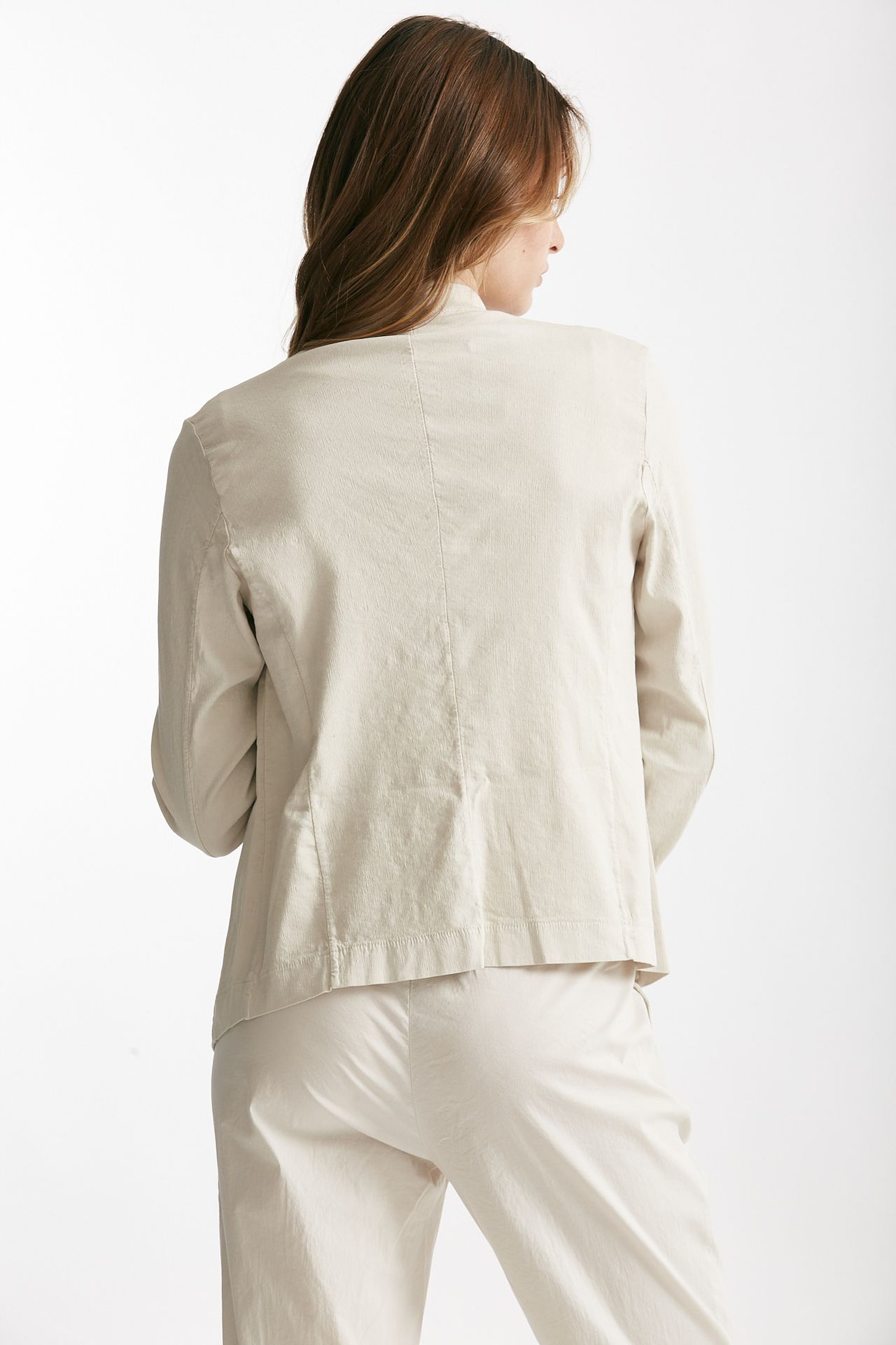 Giacca cardigan beige