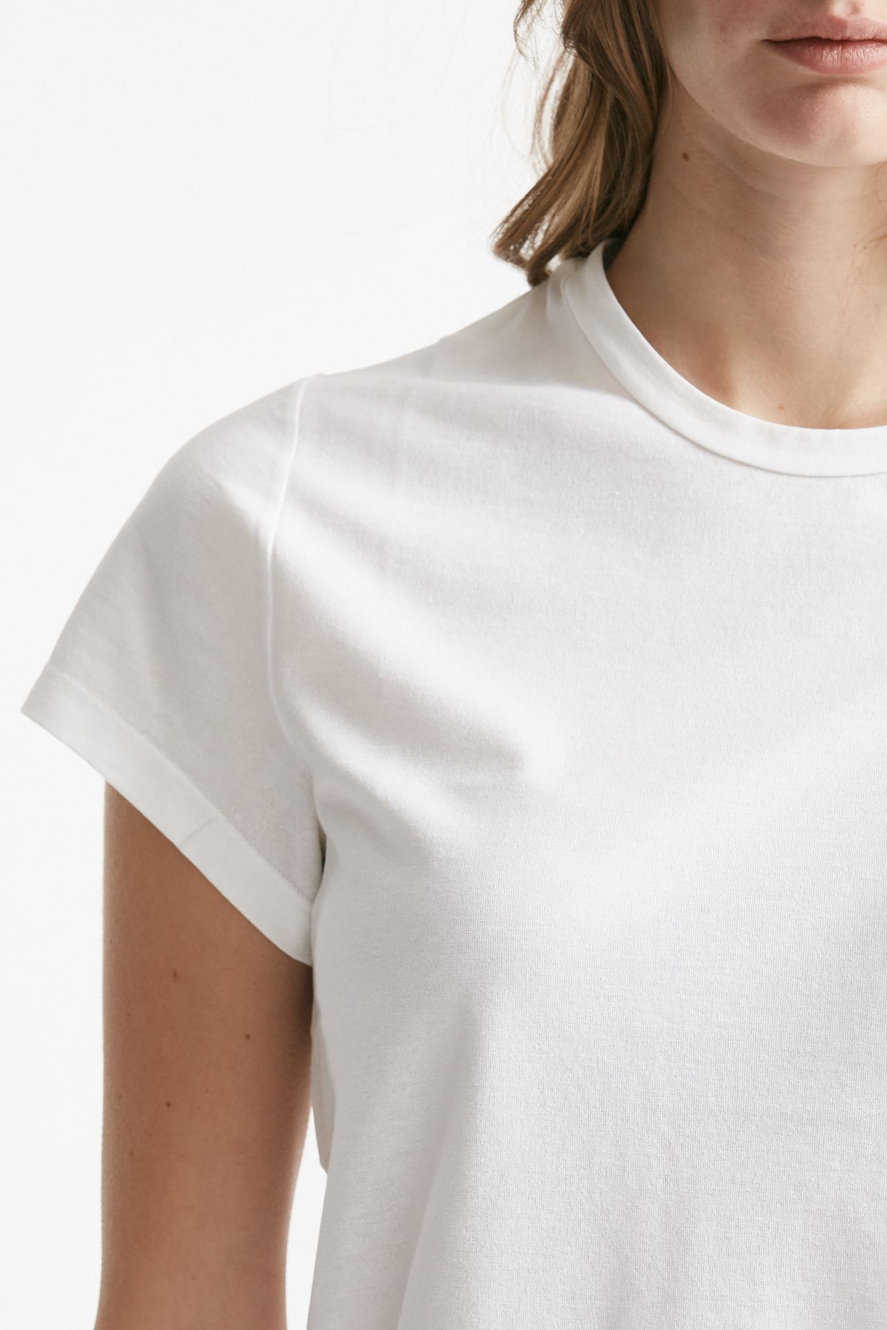 T-shirt basic ice-cotton bianco