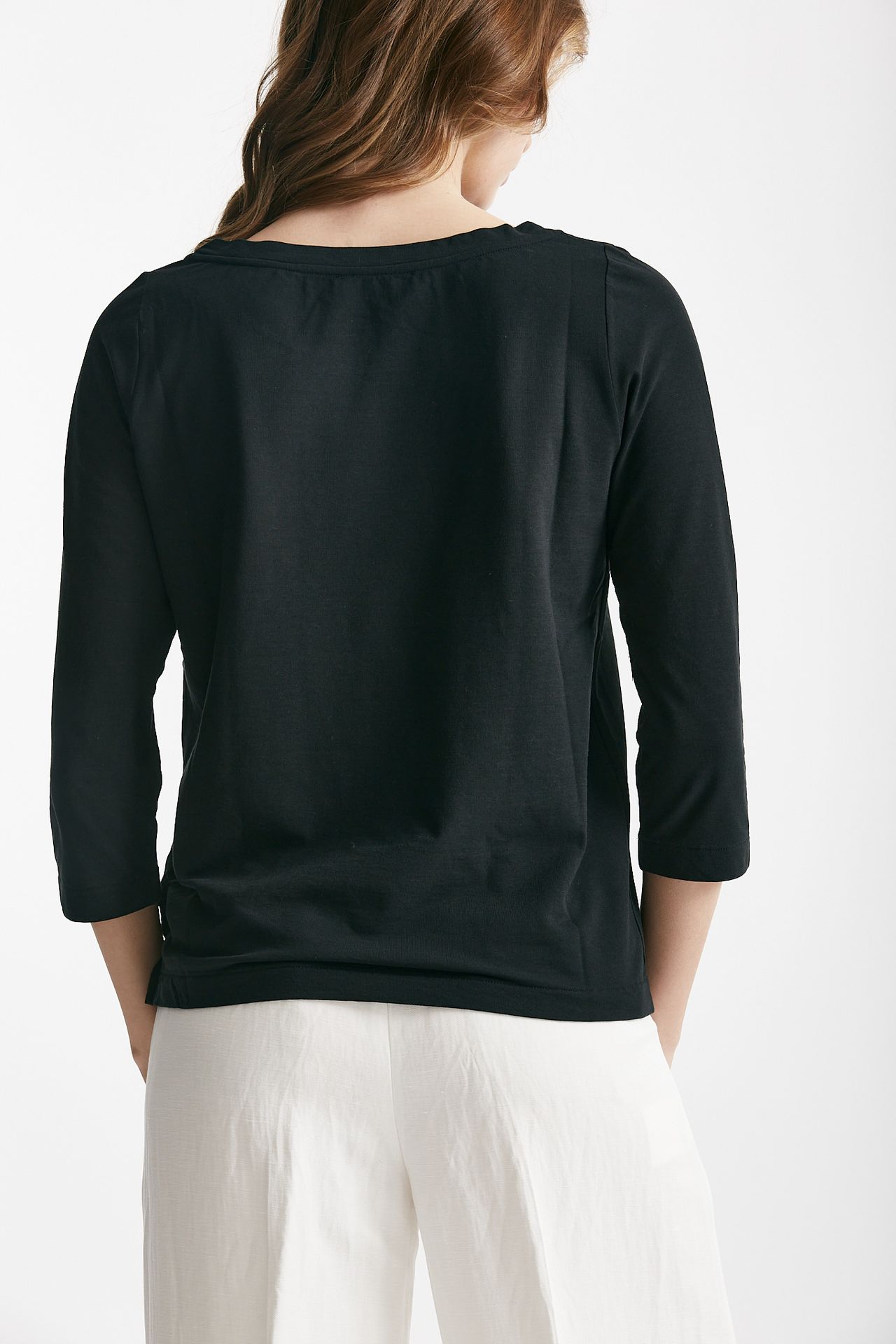 T-shirt basica ice-cotton nero