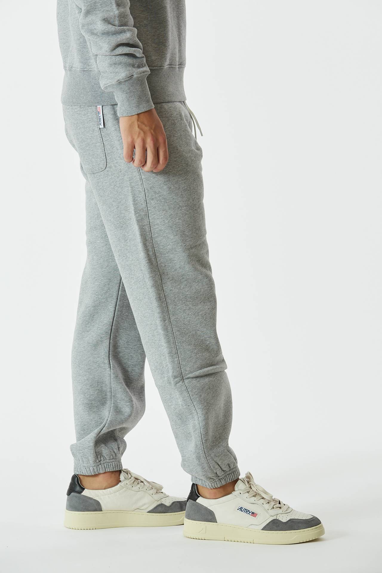 Pantalone jogging in cotono grigio