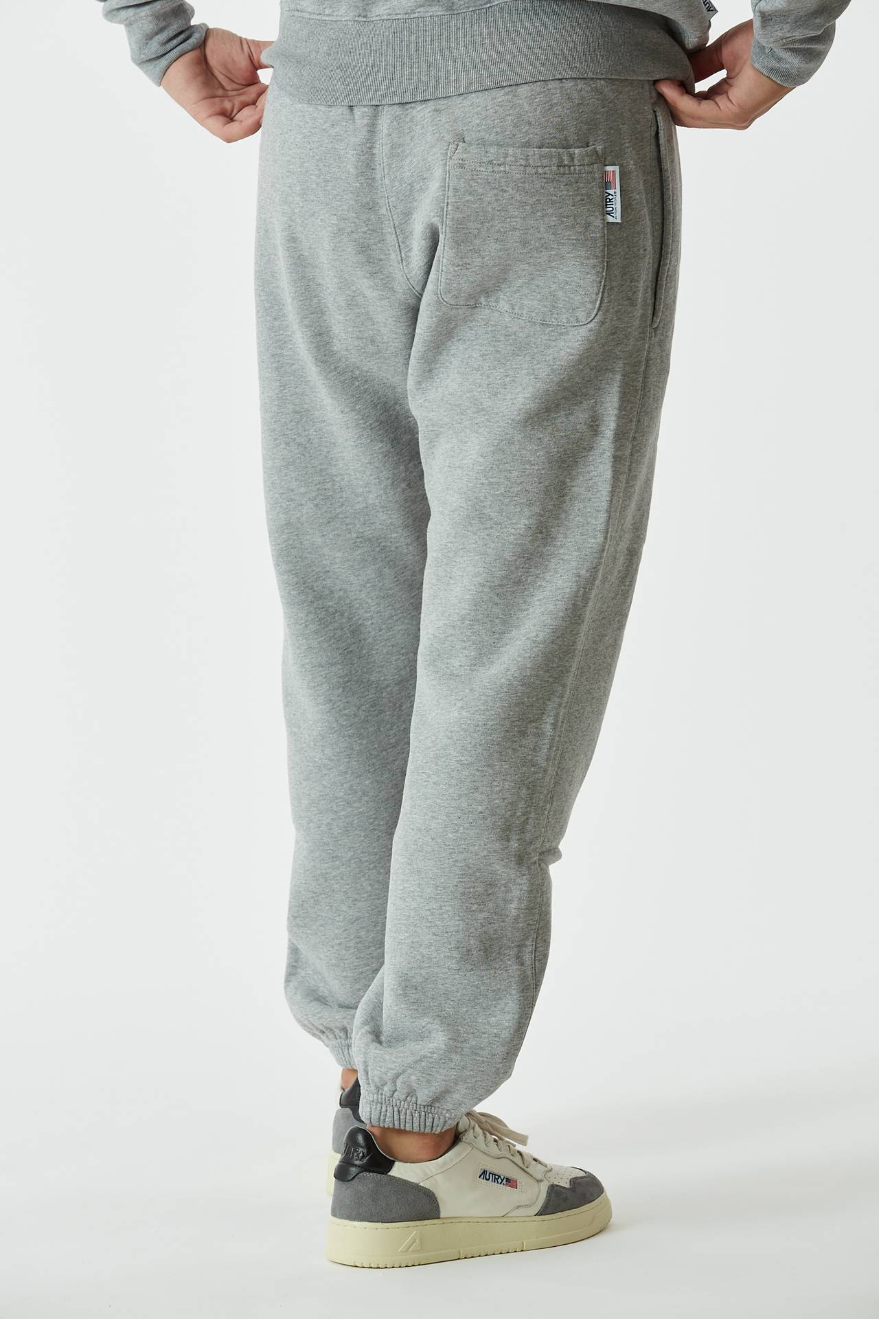 Pantalone jogging in cotono grigio