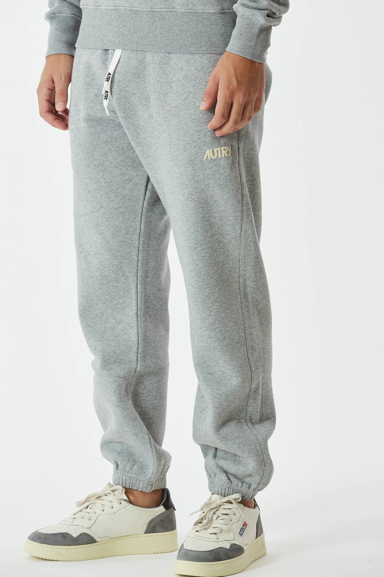 Pantalone jogging in cotono grigio