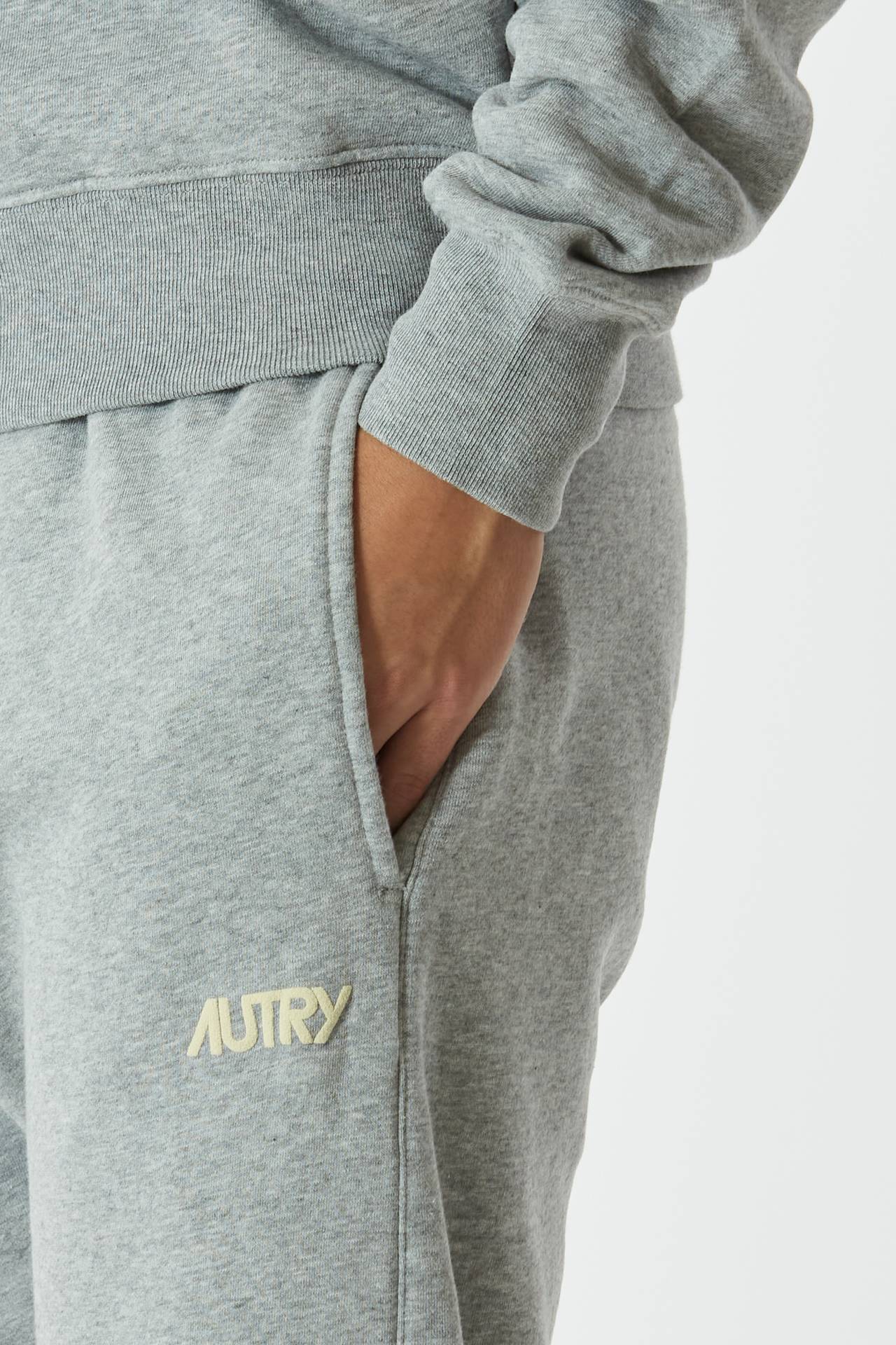 Pantalone jogging in cotono grigio