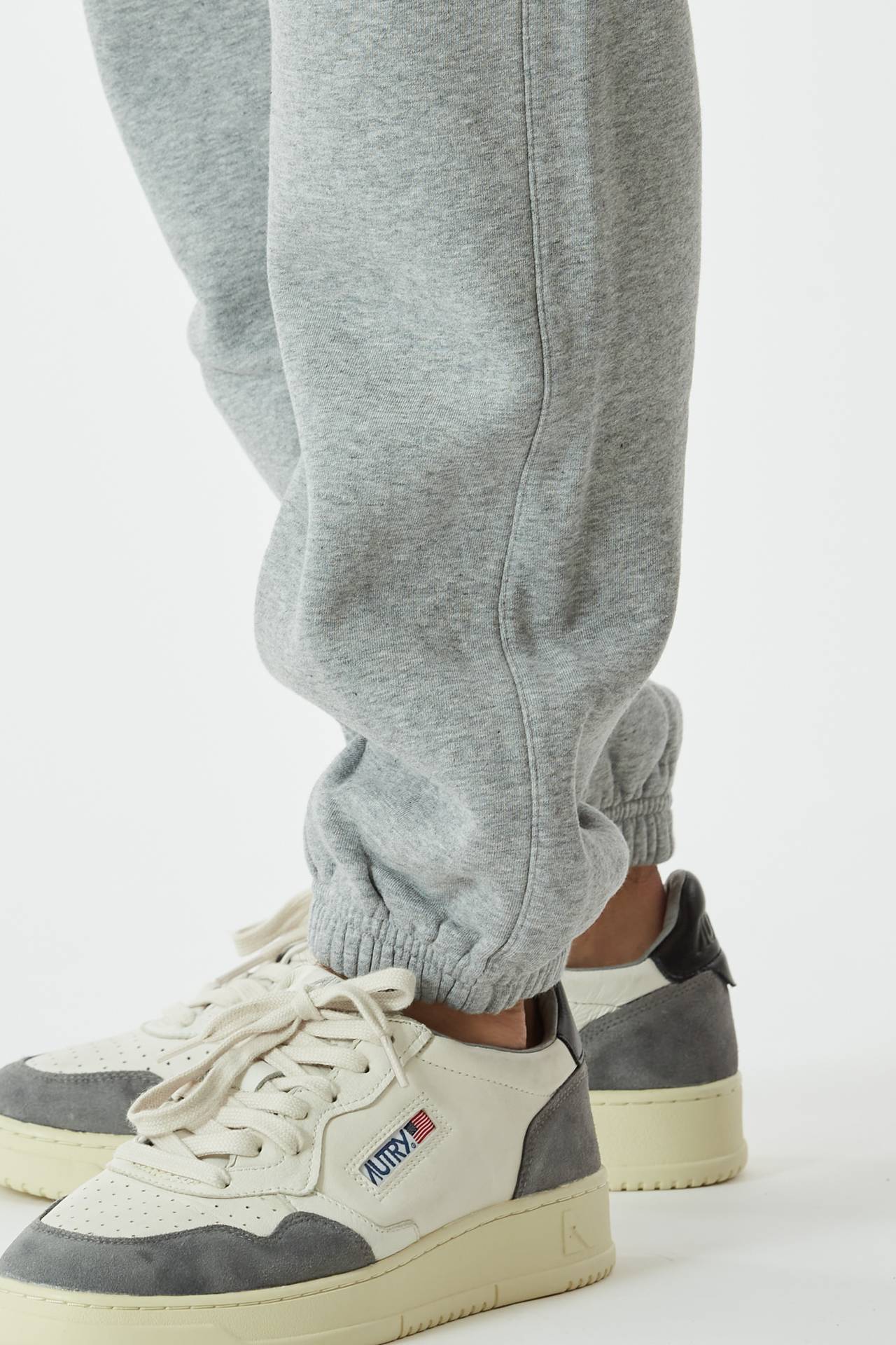 Pantalone jogging in cotono grigio