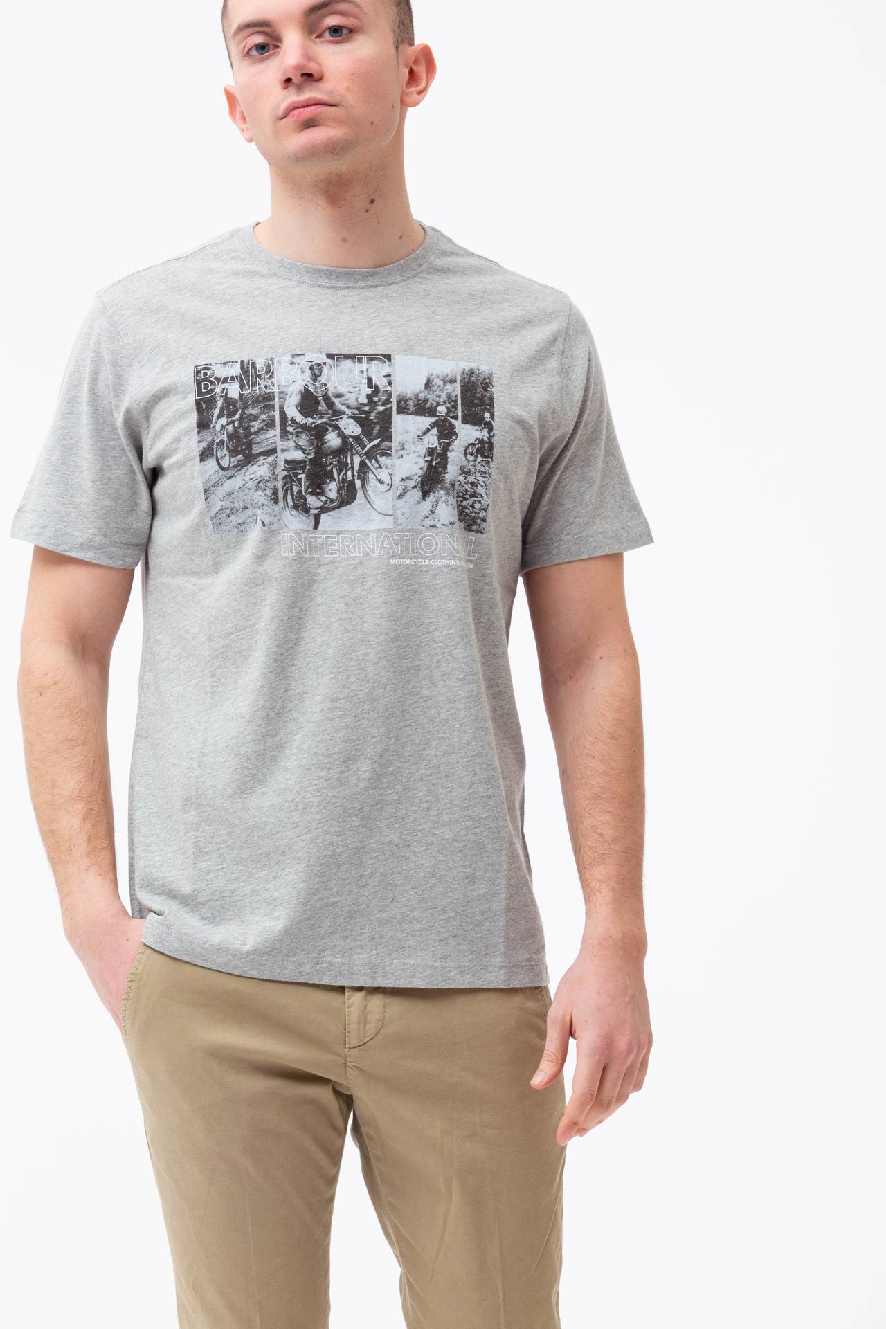 T-shirt in cotone girocollo 