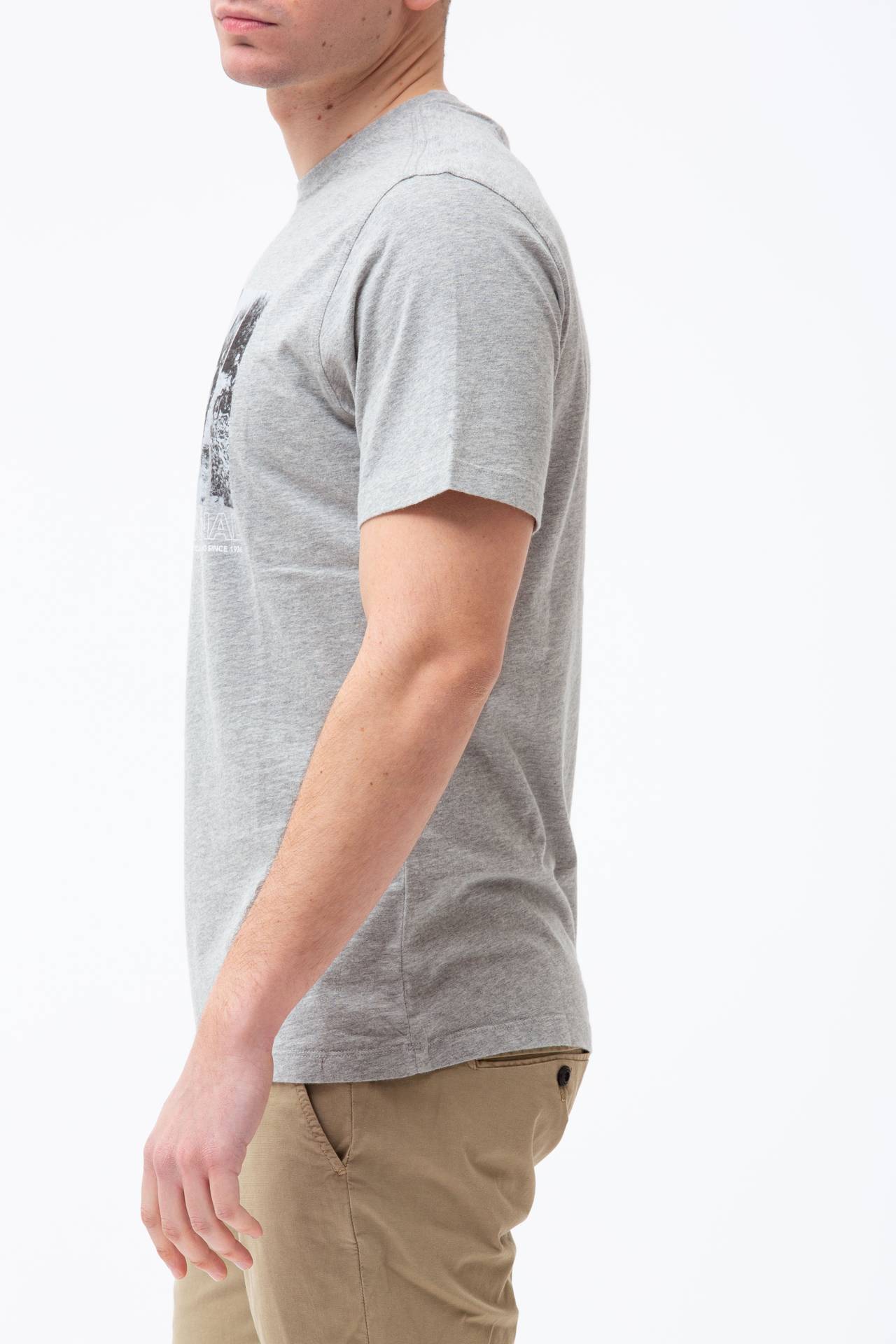 T-shirt in cotone girocollo 
