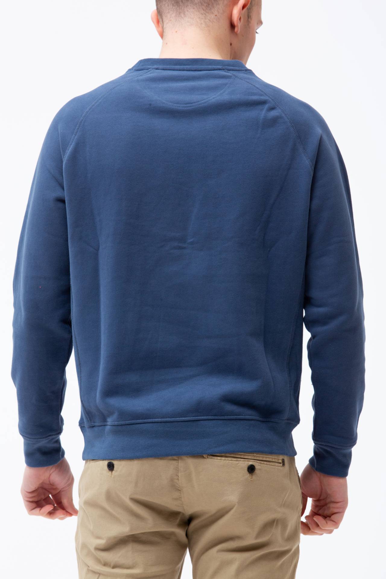 Felpa in cotone girocollo 