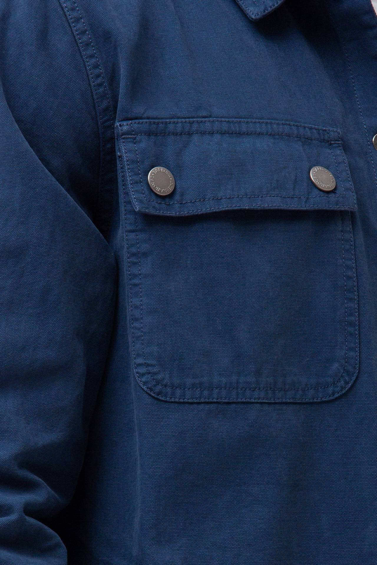 Overshirt in cotone canvas