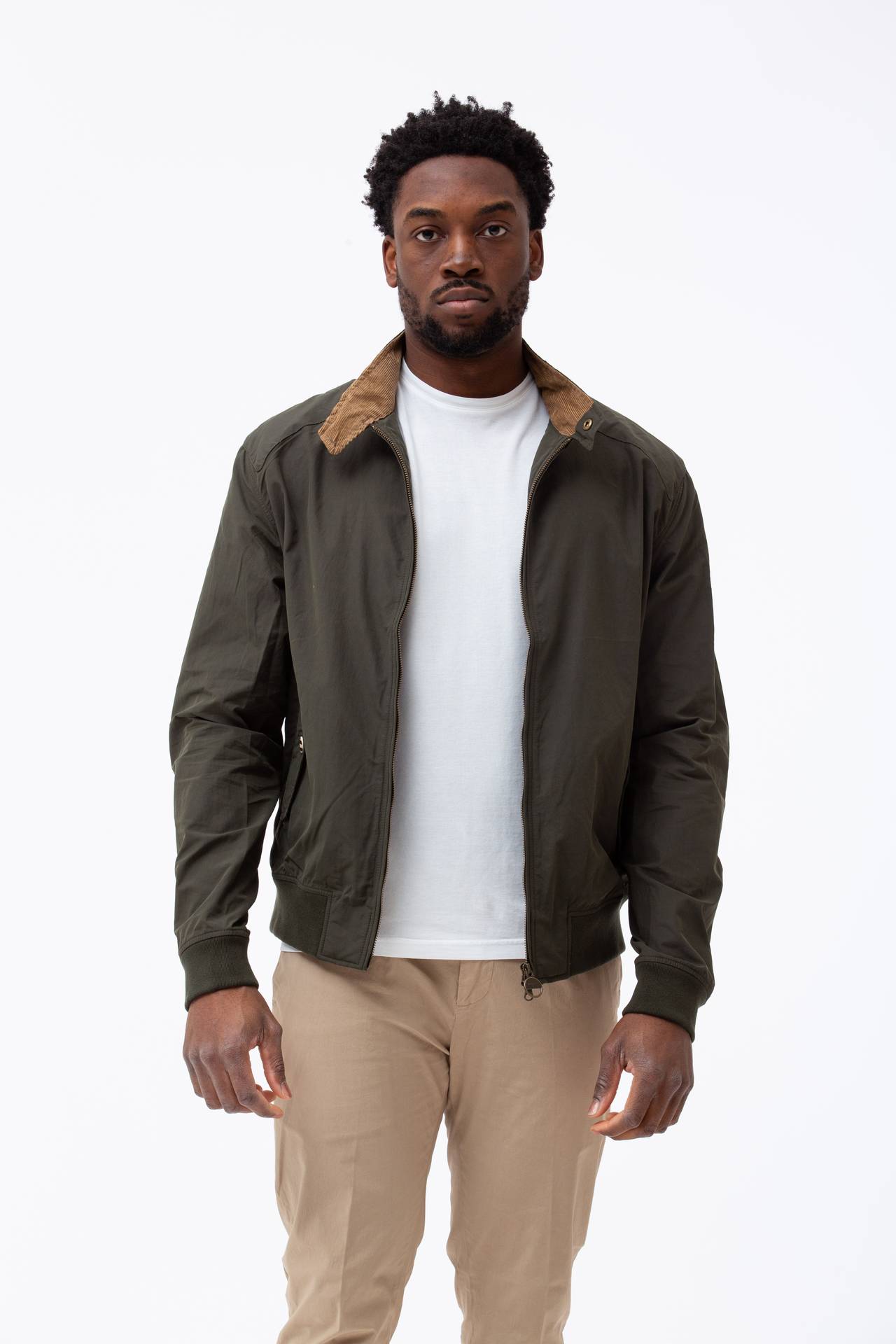 Bomber in nylon e cotone