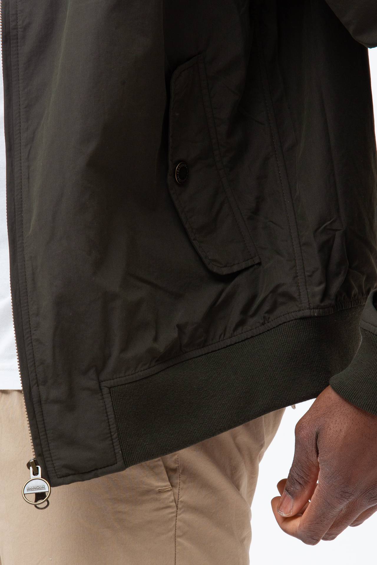 Bomber in nylon e cotone