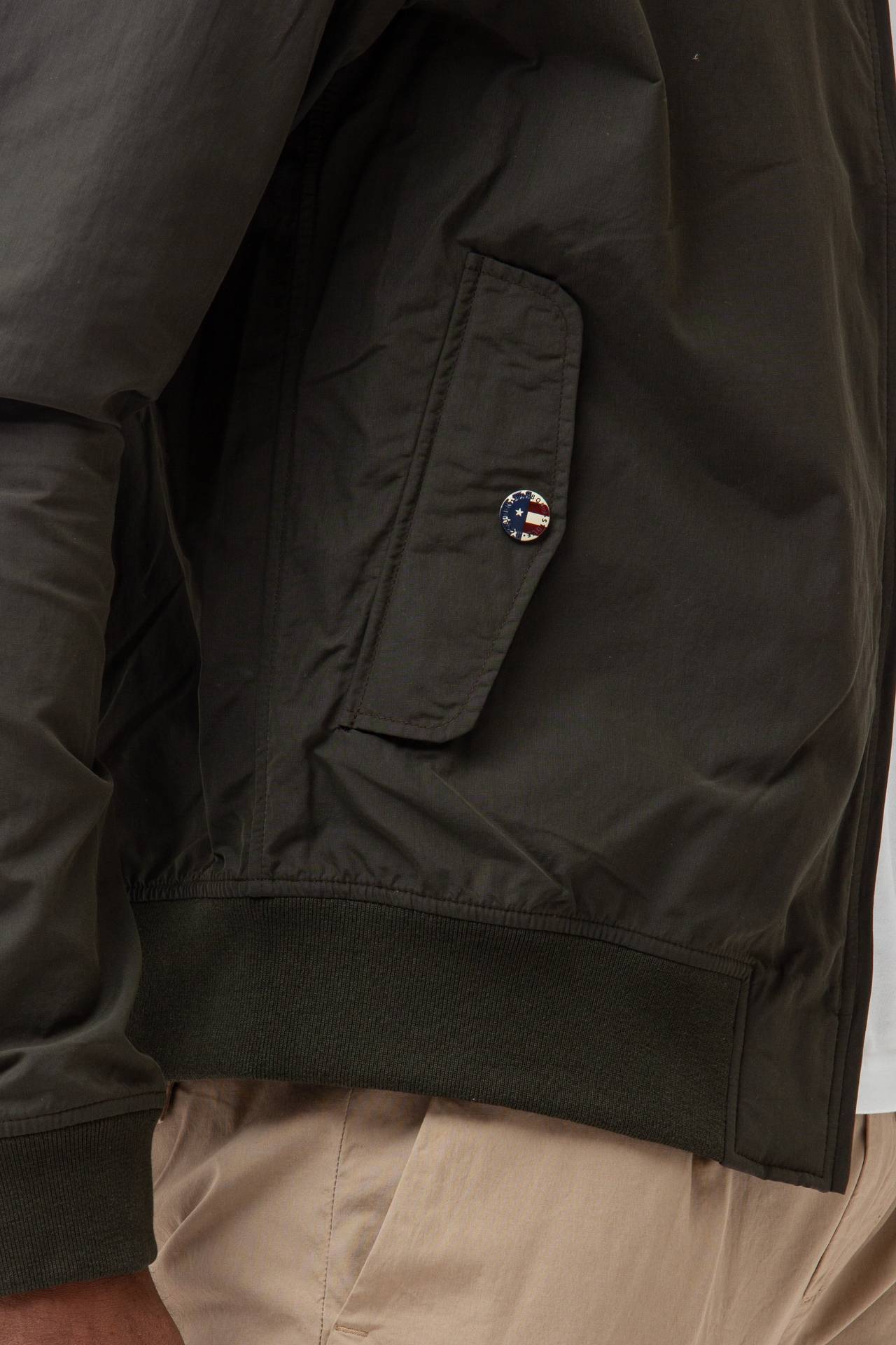 Bomber in nylon e cotone